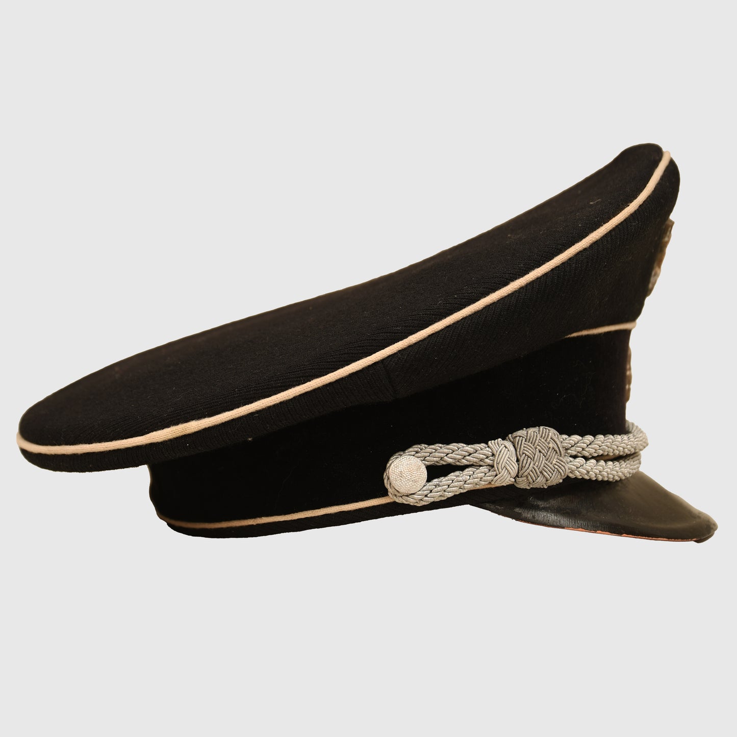 German WWII Allgemeine SS Officers Visor Cap with Provenance