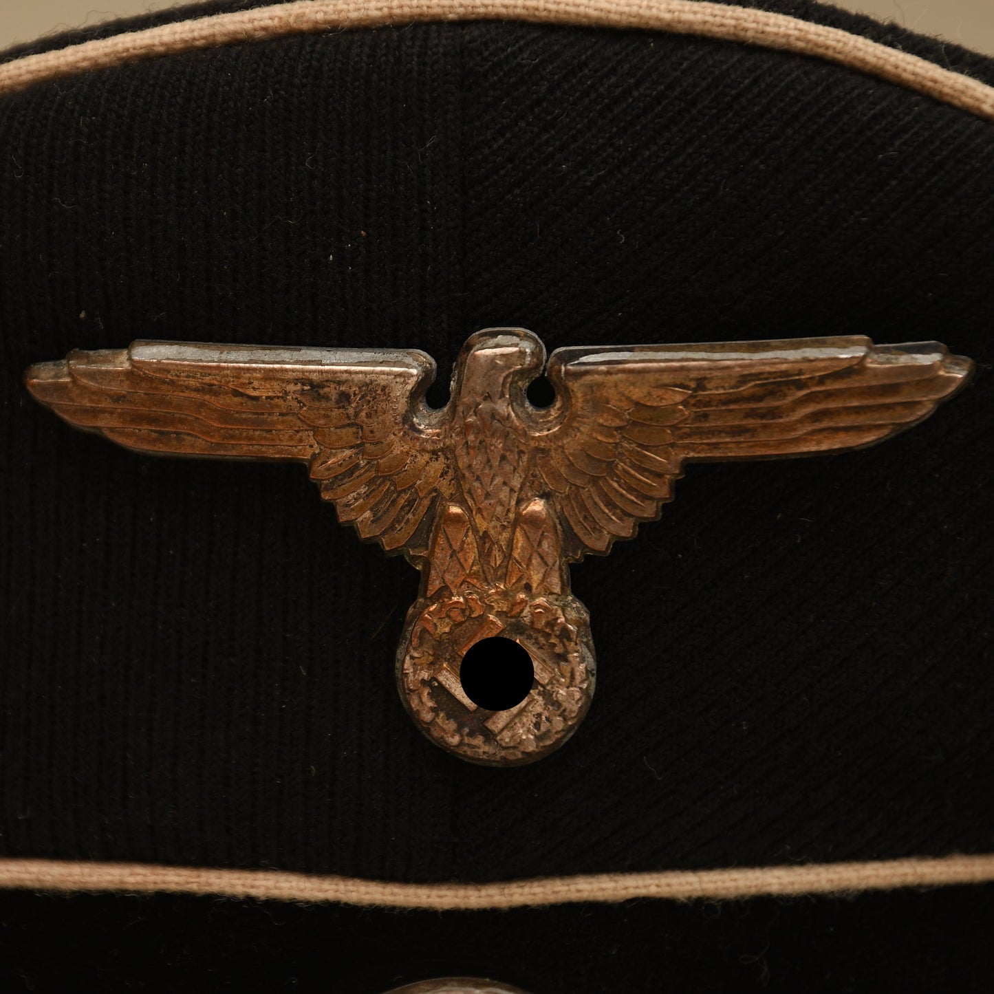 German WWII Allgemeine SS Officers Visor Cap with Provenance
