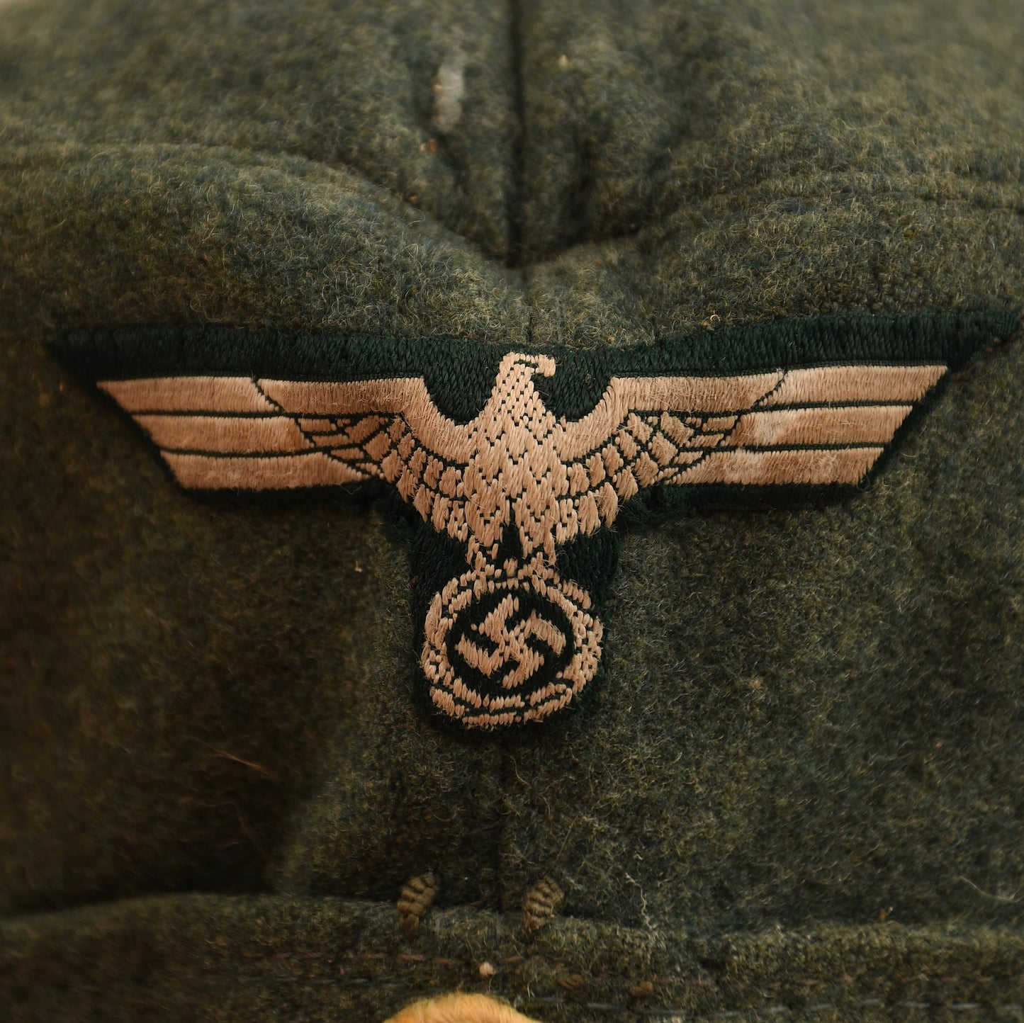 German WWII Army Signals Enlisted Man’s Overseas Cap