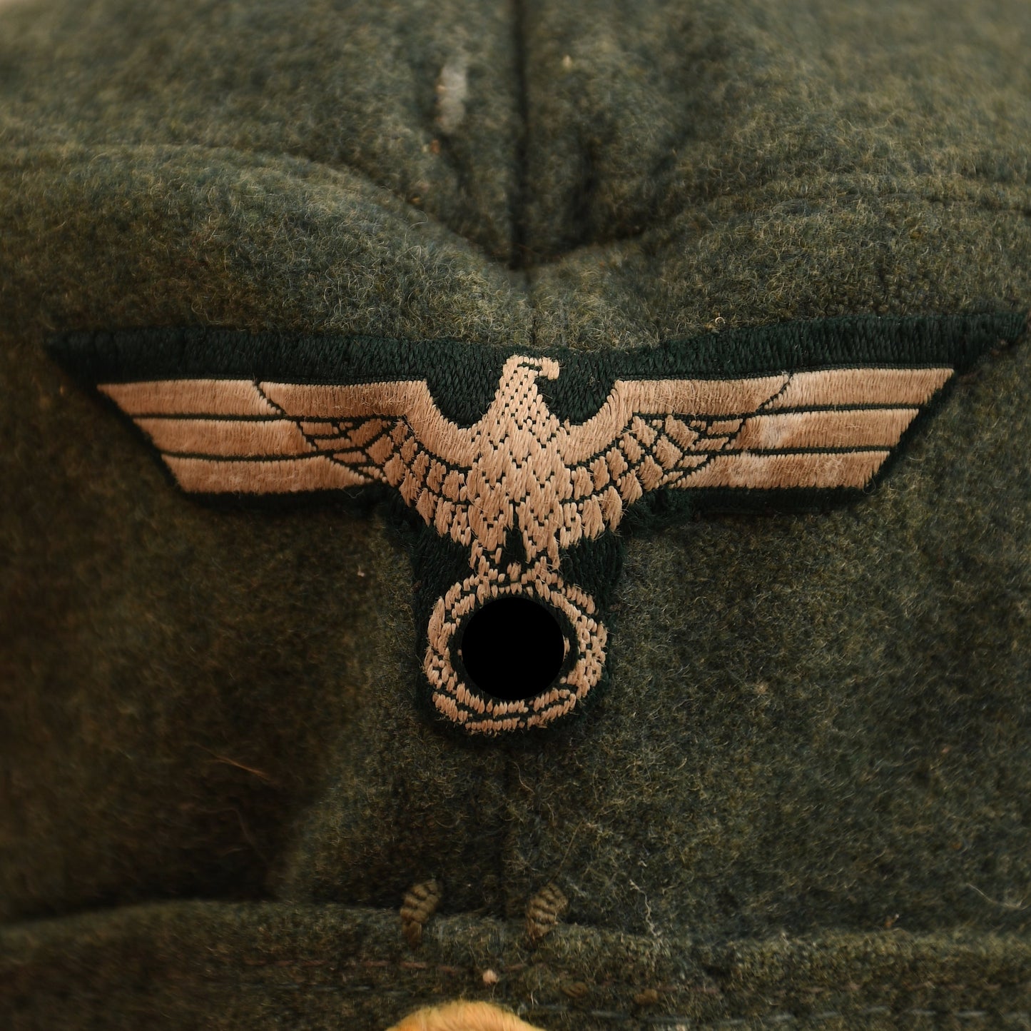 German WWII Army Signals Enlisted Man’s Overseas Cap