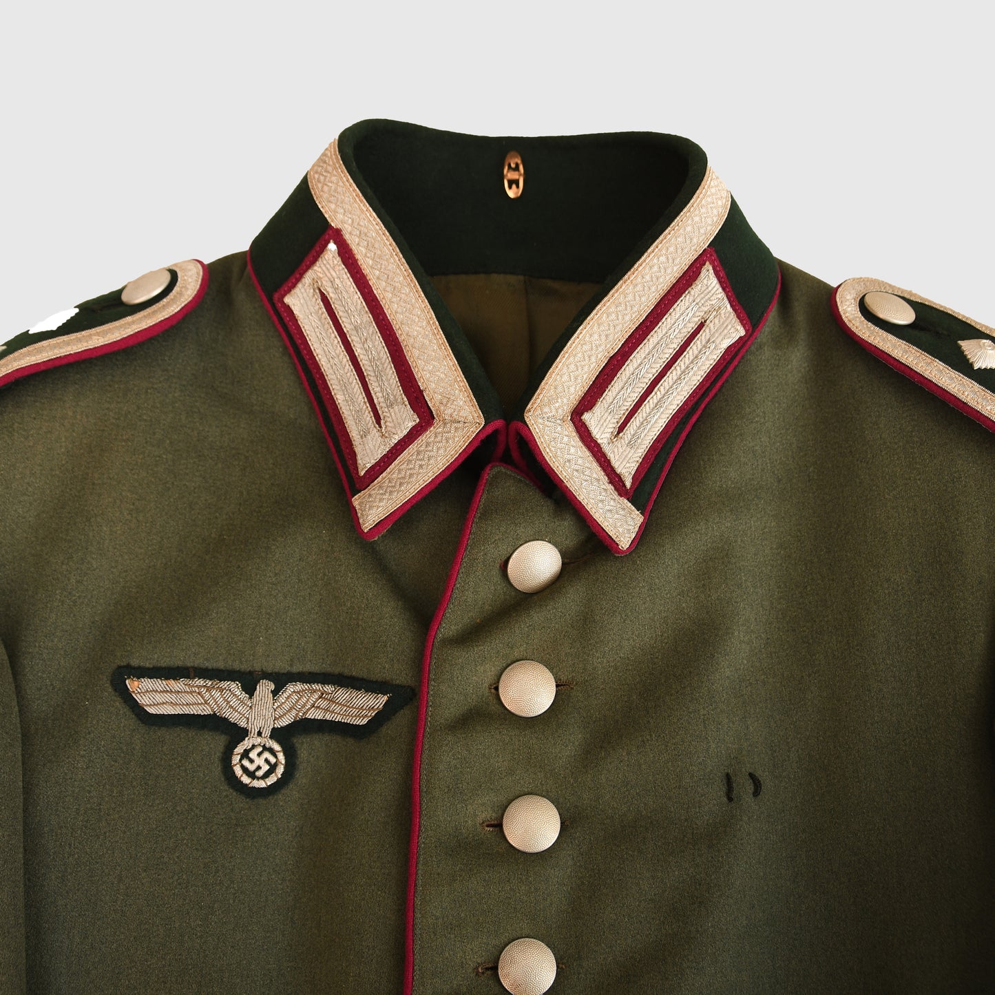 German WWII Chemical Warfare Troops Parade Tunic and Document Grouping