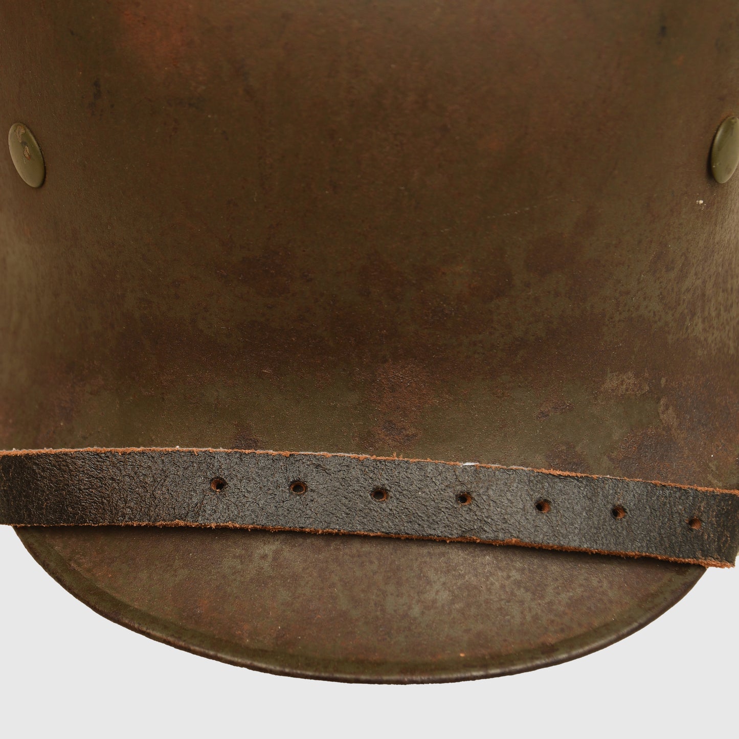 German WWII Ex-Austrian WWI M17 Army Double Decal Transitional Helmet