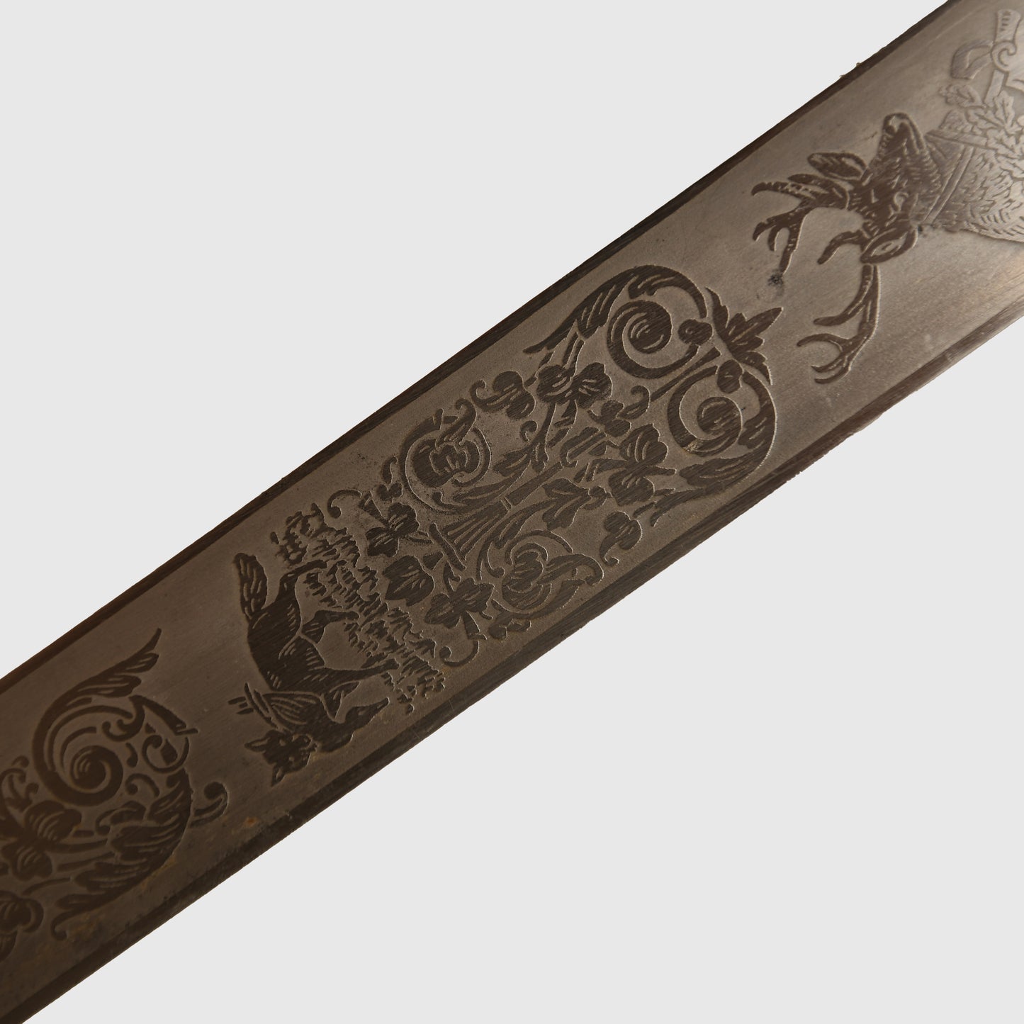 German WWII Forestry Display Piece – Aluminium Variant with Insignia