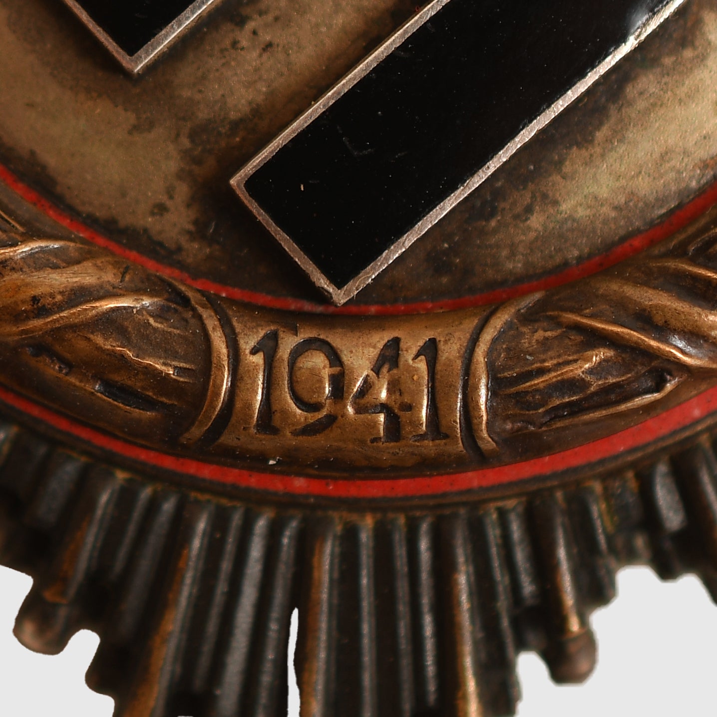 German WWII German Cross in Gold – Service-Worn Example Awarded to Feldwebel Hoet, 39th Infantry Division