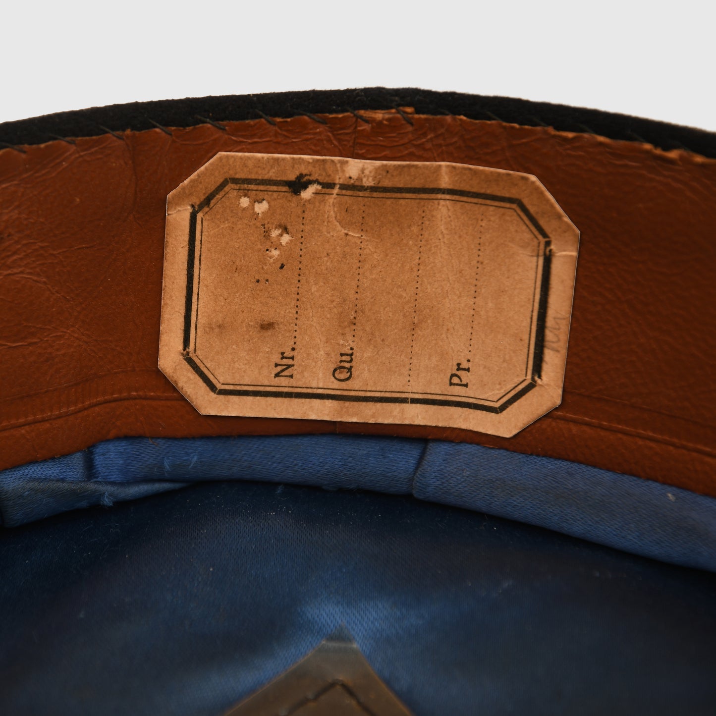 German WWII Kriegsmarine Senior Officer’s Blue Top Visor Cap
