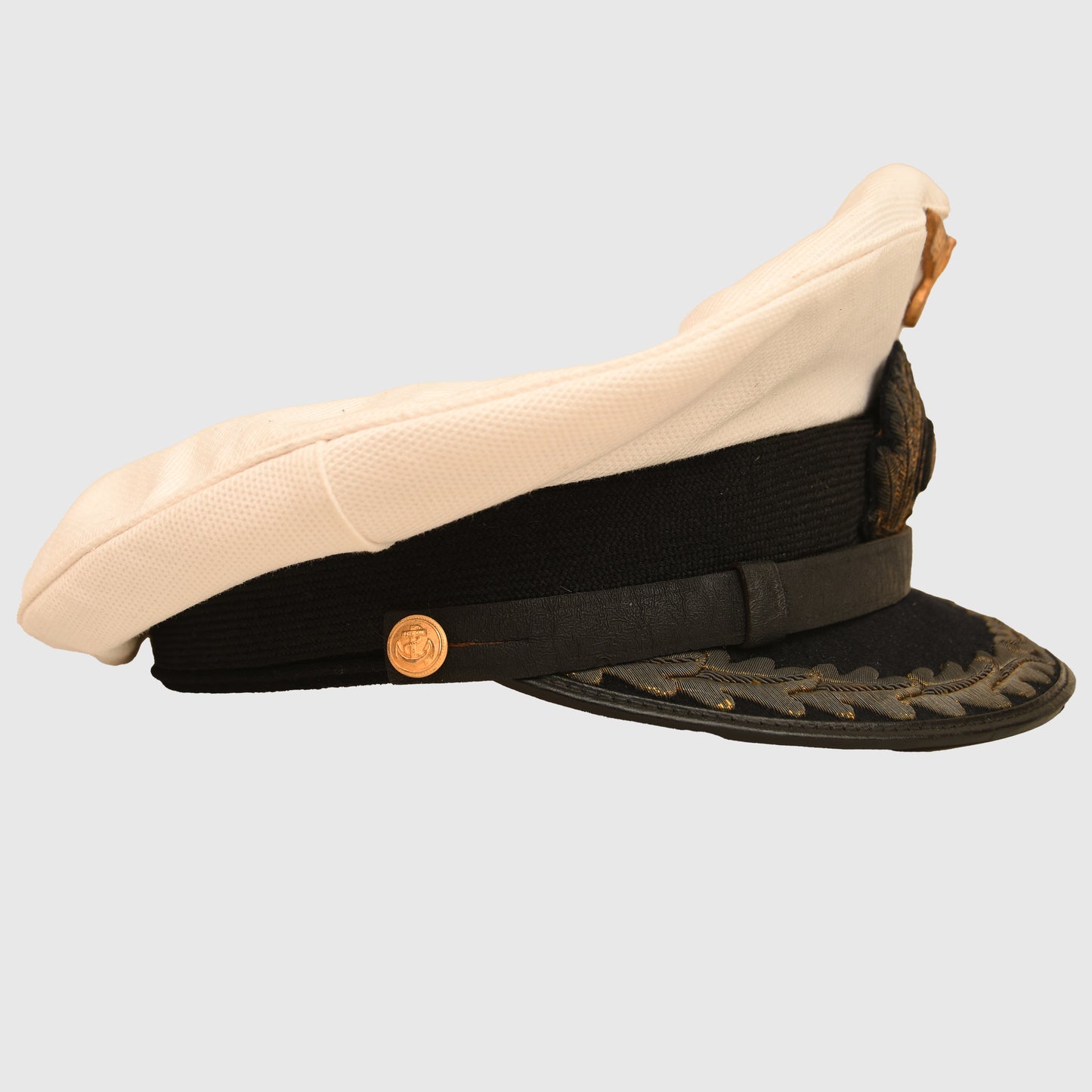German WWII Kriegsmarine Senior Officer’s White-Top Visor Cap