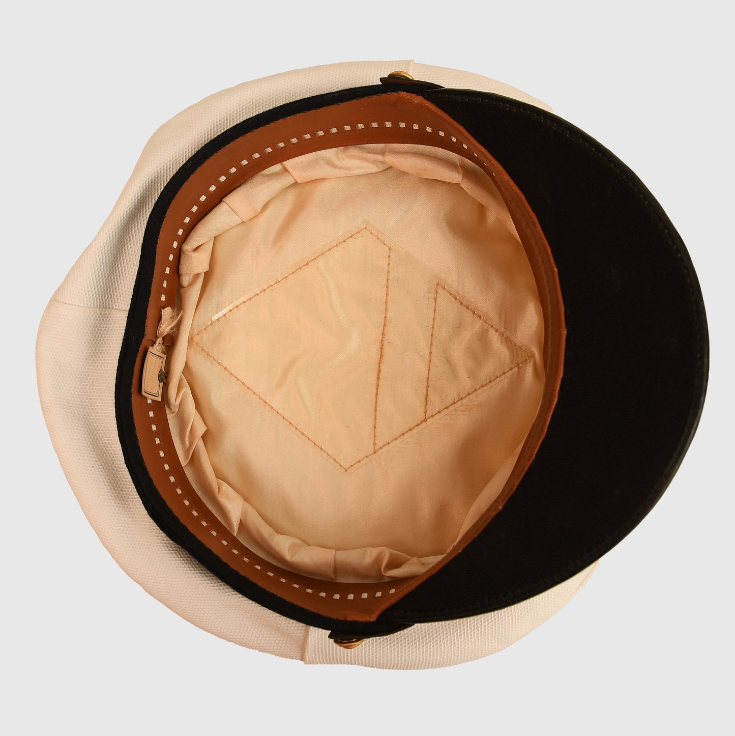 German WWII Kriegsmarine Senior Officer’s White-Top Visor Cap