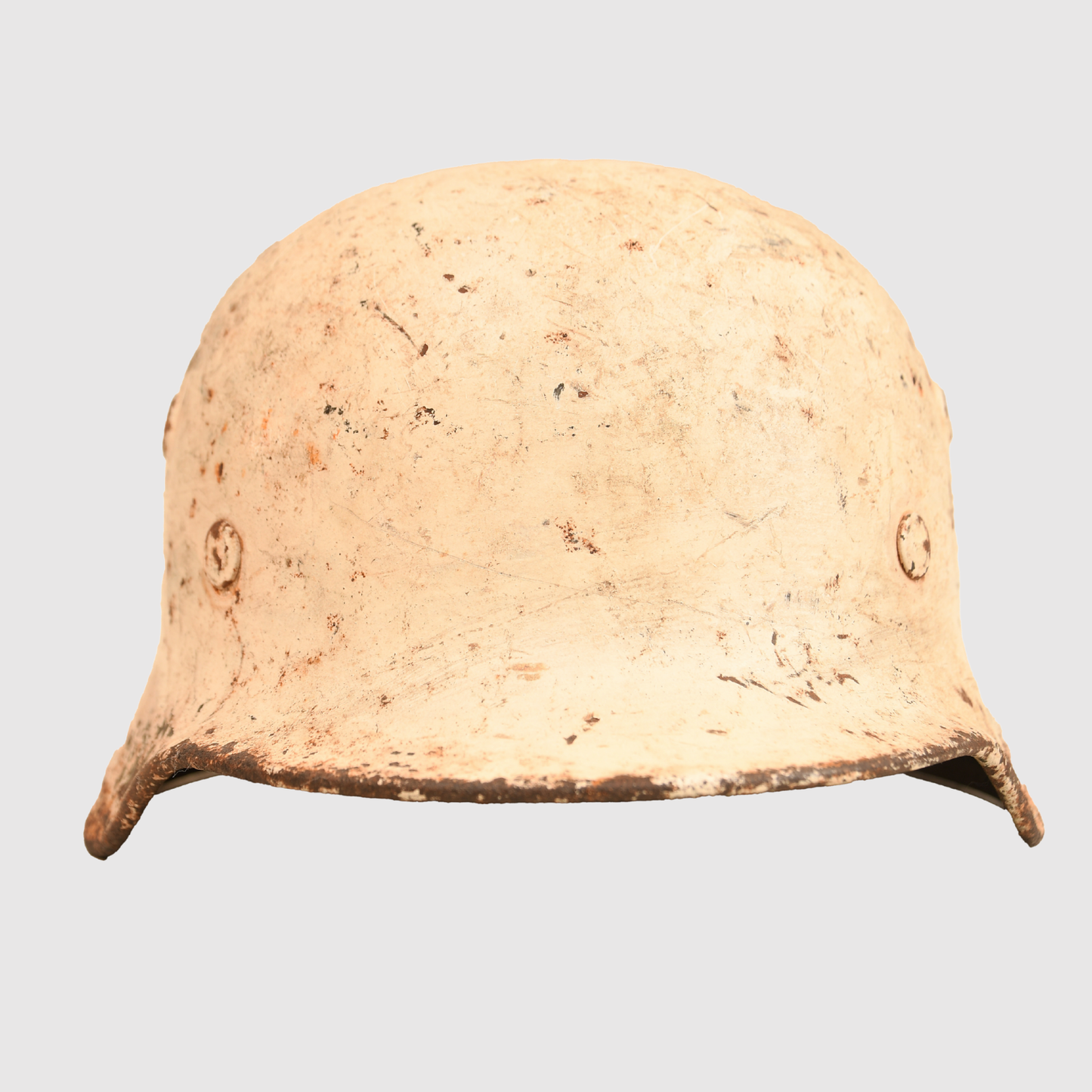 German WWII Luftwaffe M40 Snow Camouflage Helmet
