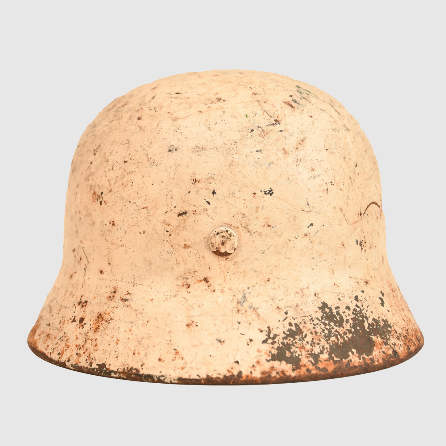 German WWII Luftwaffe M40 Snow Camouflage Helmet