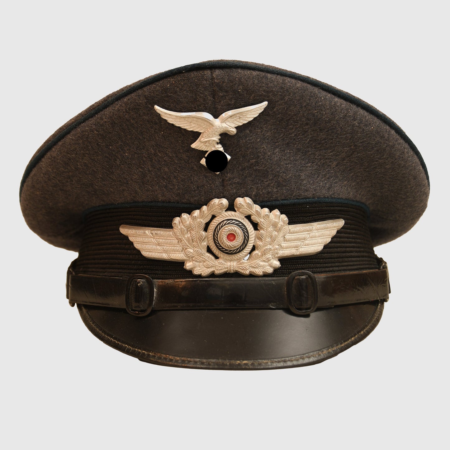 German WWII Luftwaffe Medical Section NCO or Man’s Visor Cap
