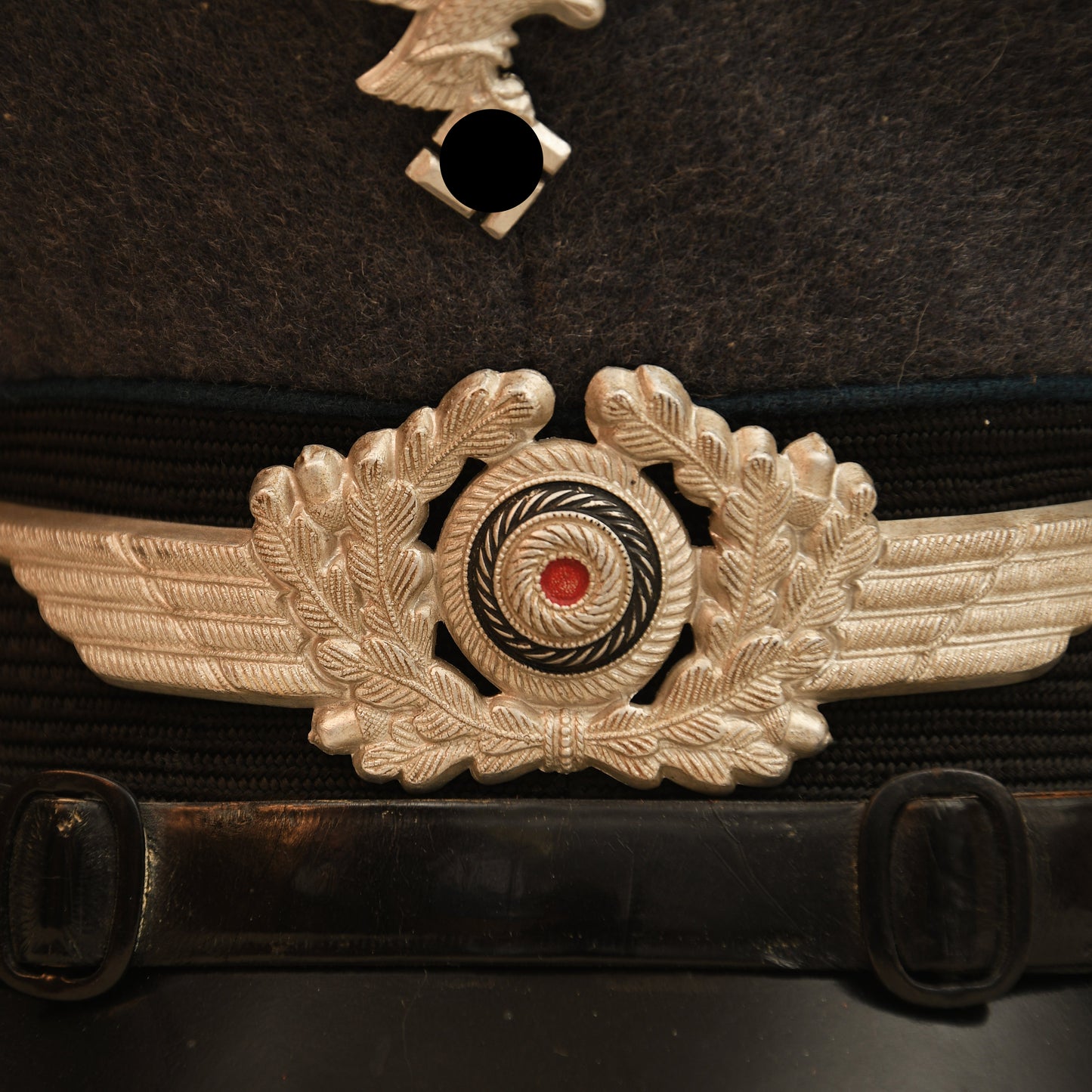 German WWII Luftwaffe Medical Section NCO or Man’s Visor Cap