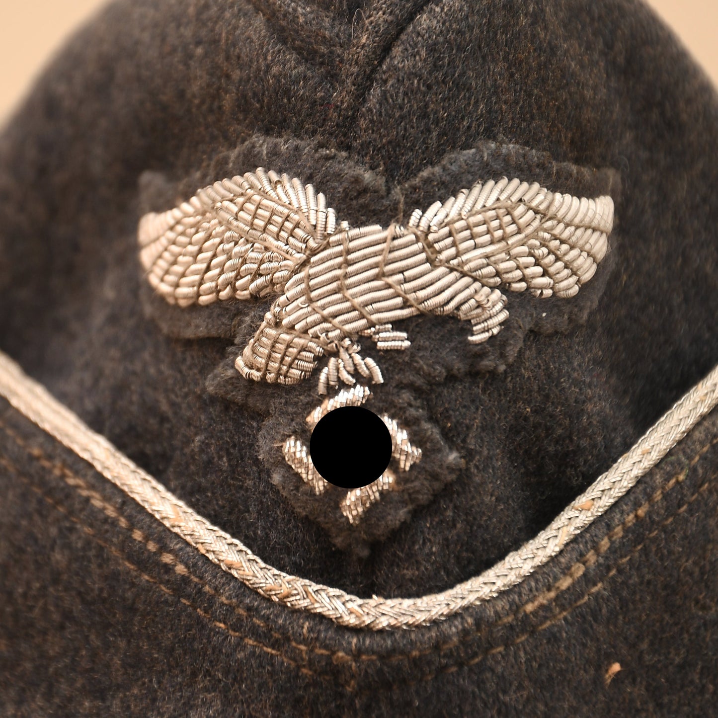 German WWII Luftwaffe Officer’s Overseas Cap