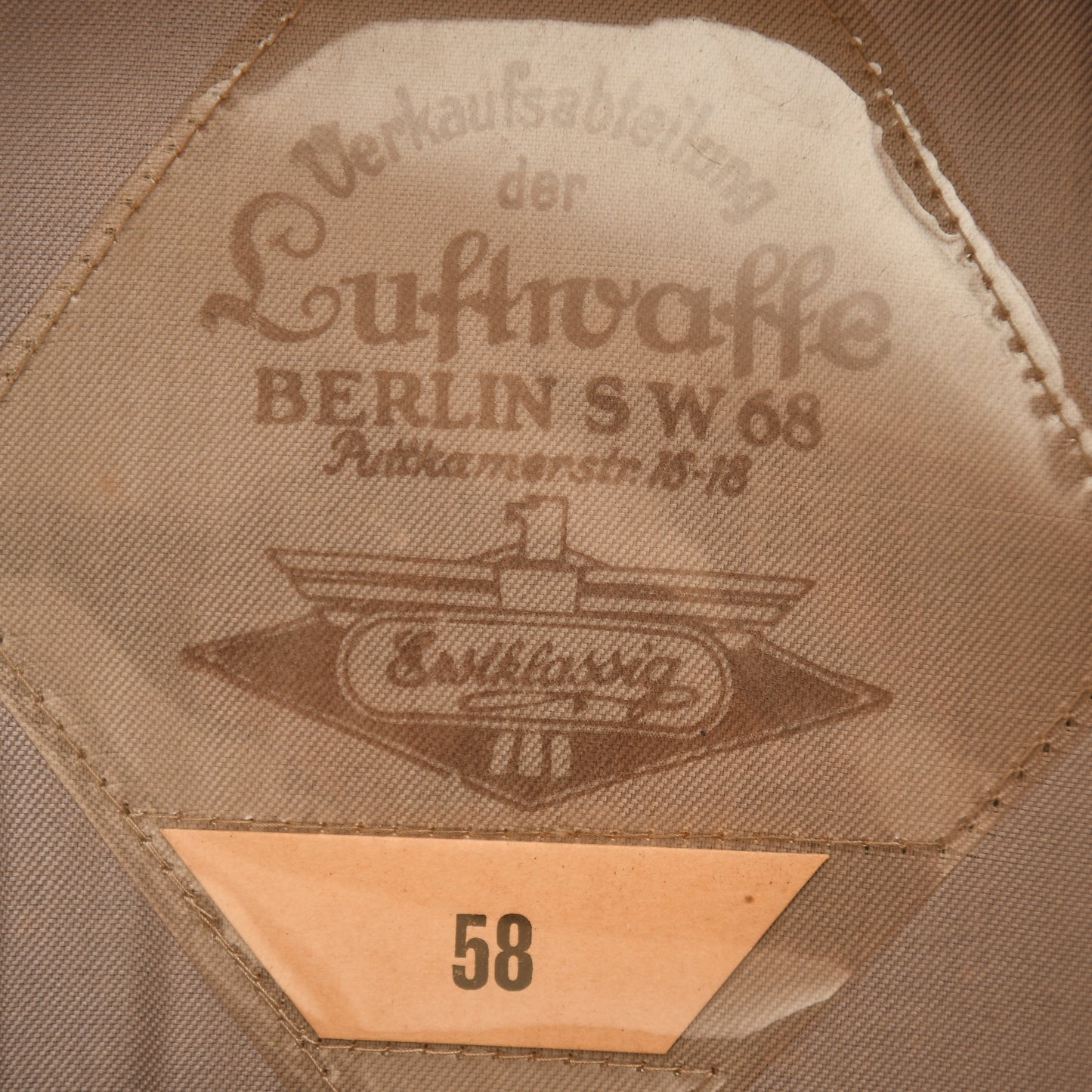 German WWII Luftwaffe Officer’s Visor Cap
