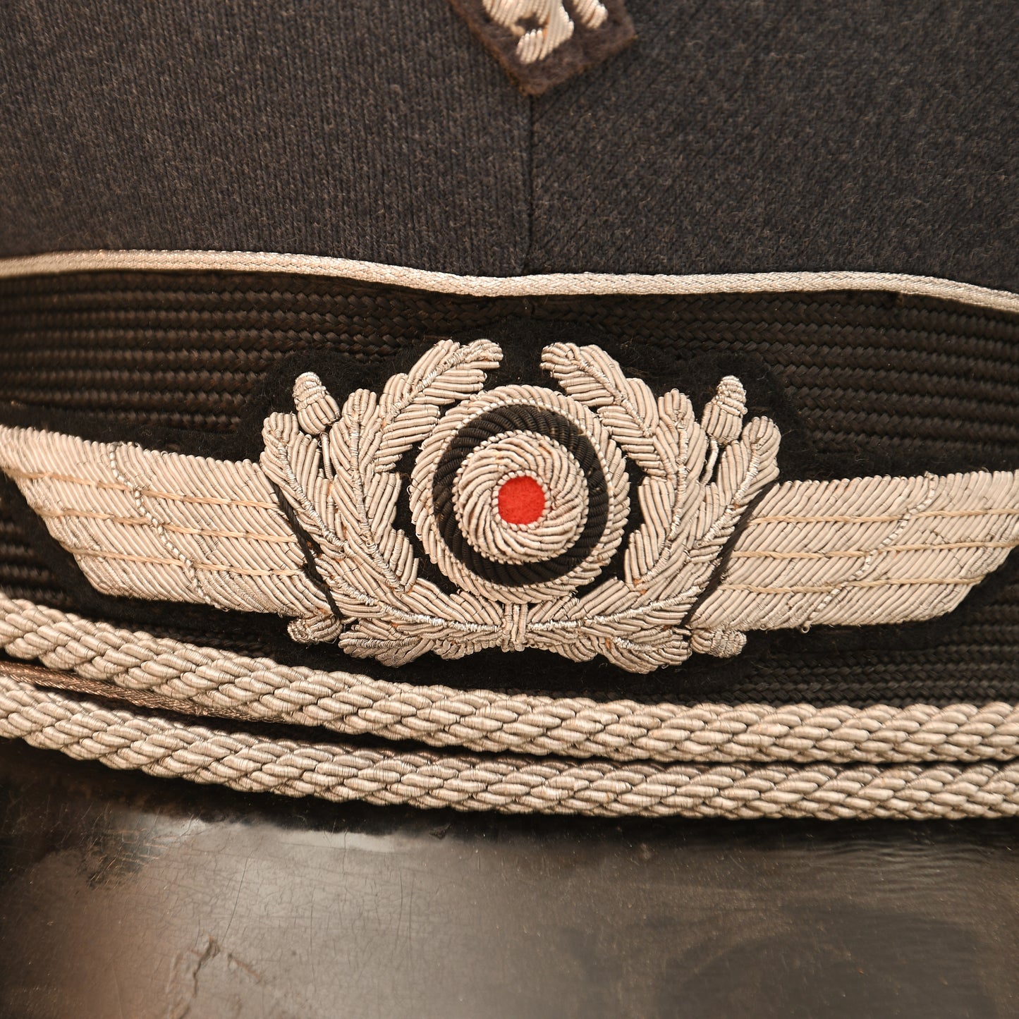 German WWII Luftwaffe Officer’s Visor Cap