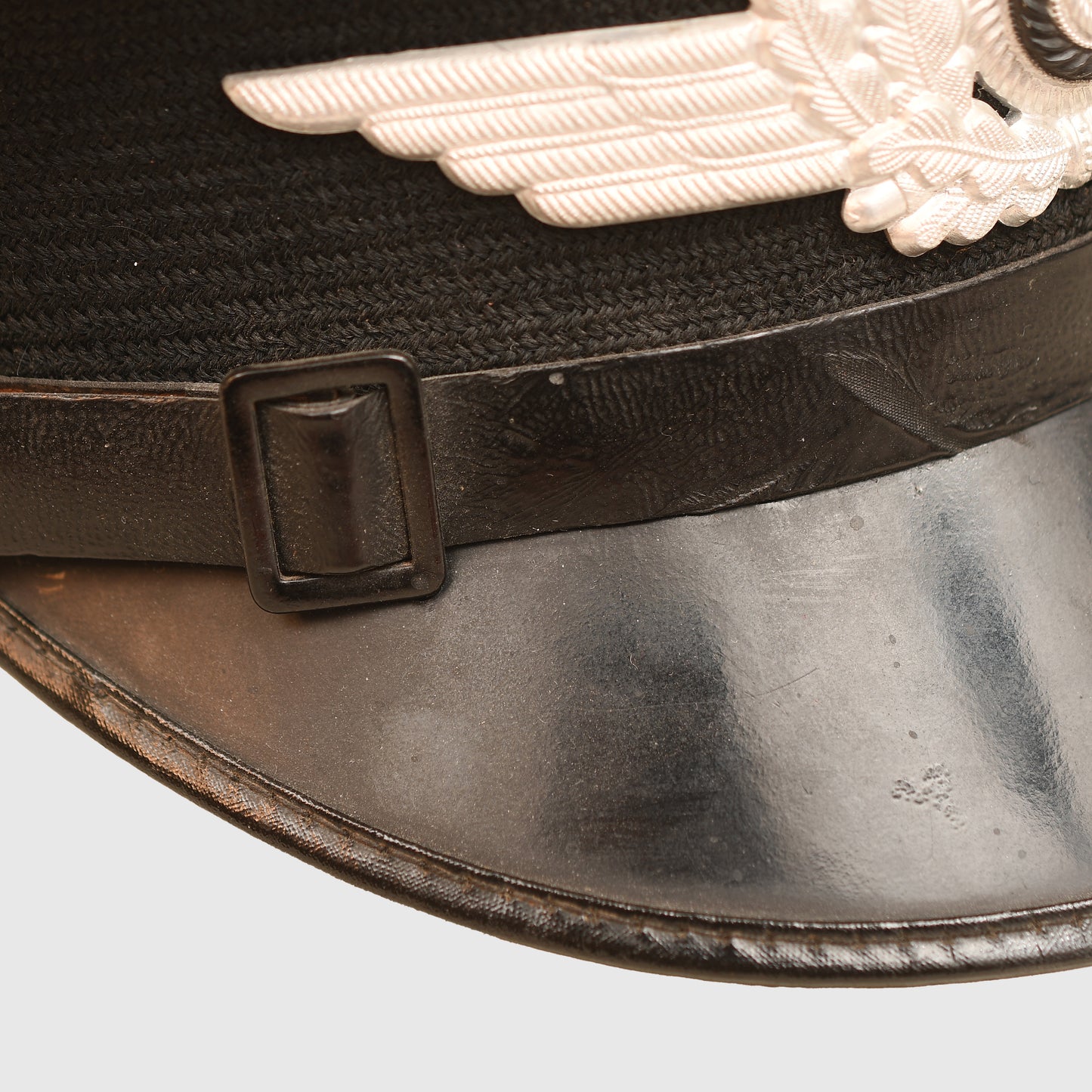 German WWII Luftwaffe Signals White Top Visor Cap