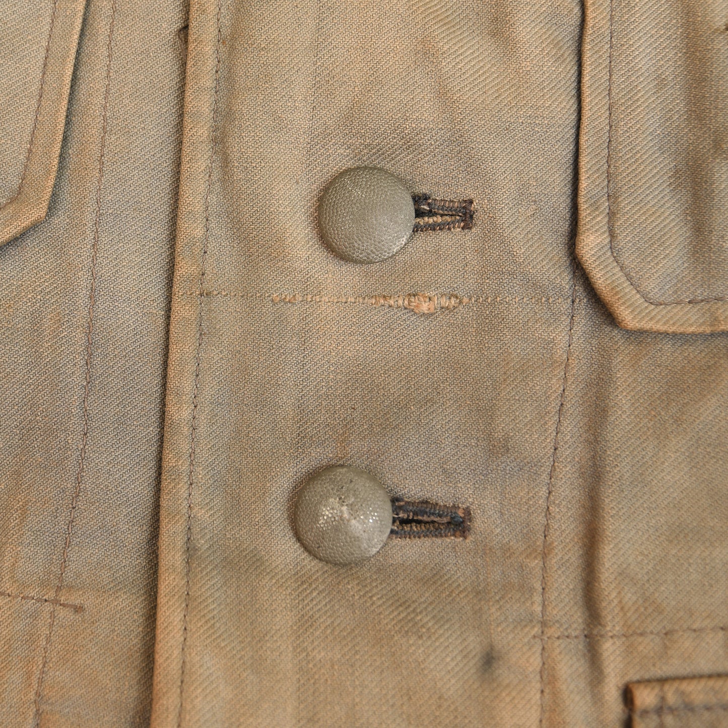German WWII Luftwaffe Tropical Blue Tunic, Bleached