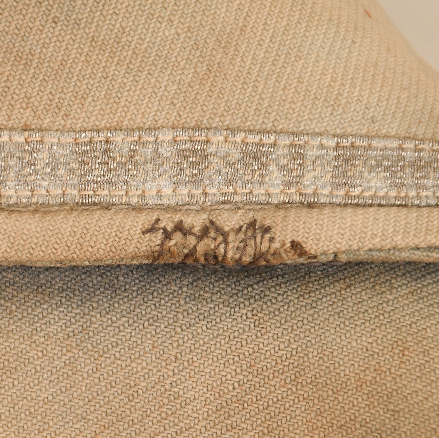 German WWII Luftwaffe Tropical Blue Tunic, Bleached