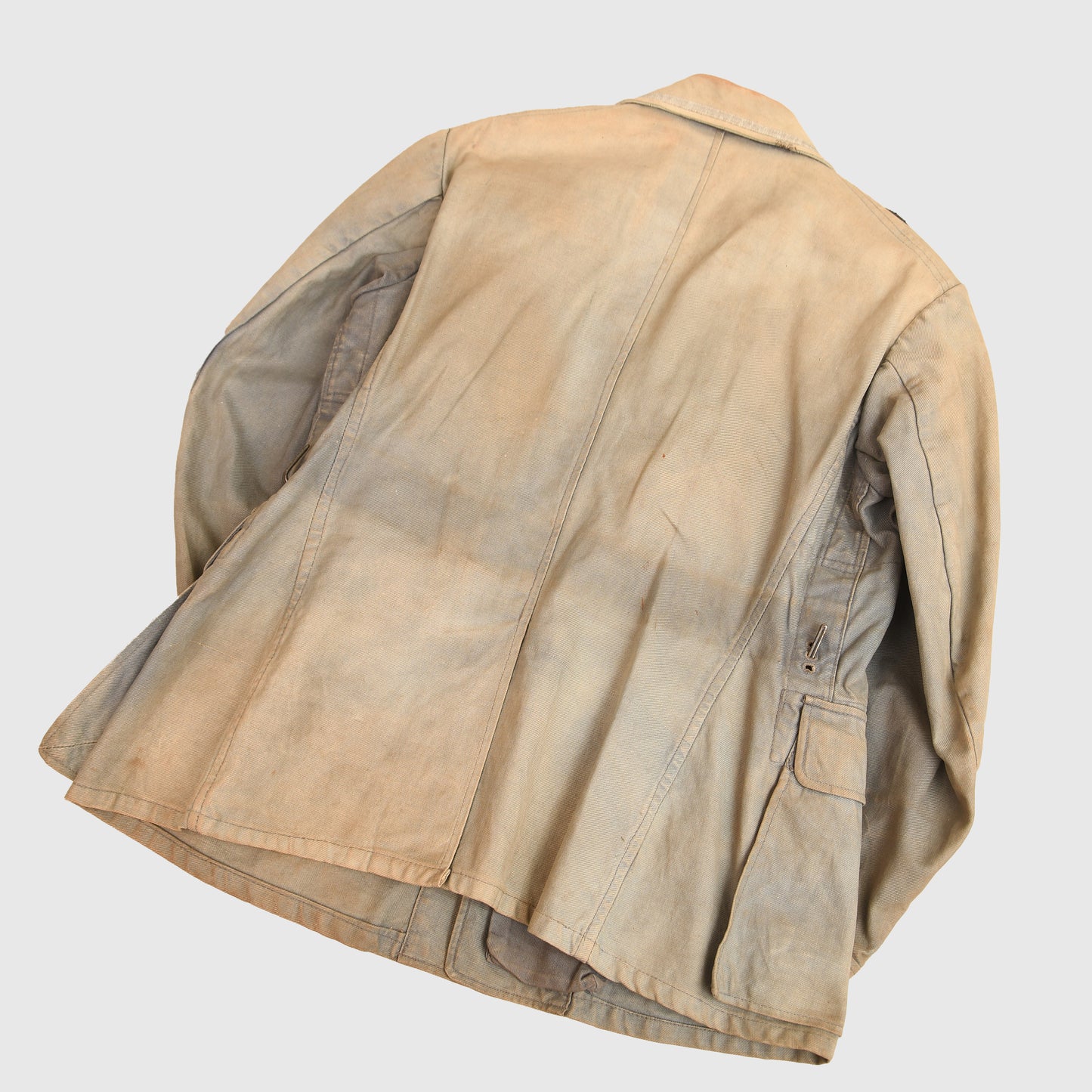 German WWII Luftwaffe Tropical Blue Tunic, Bleached
