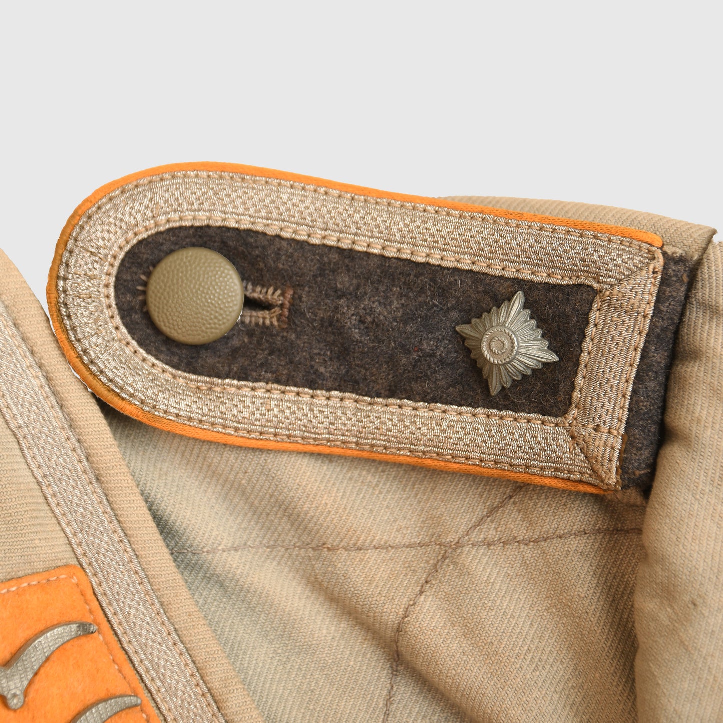 German WWII Luftwaffe Tropical Blue Tunic, Bleached