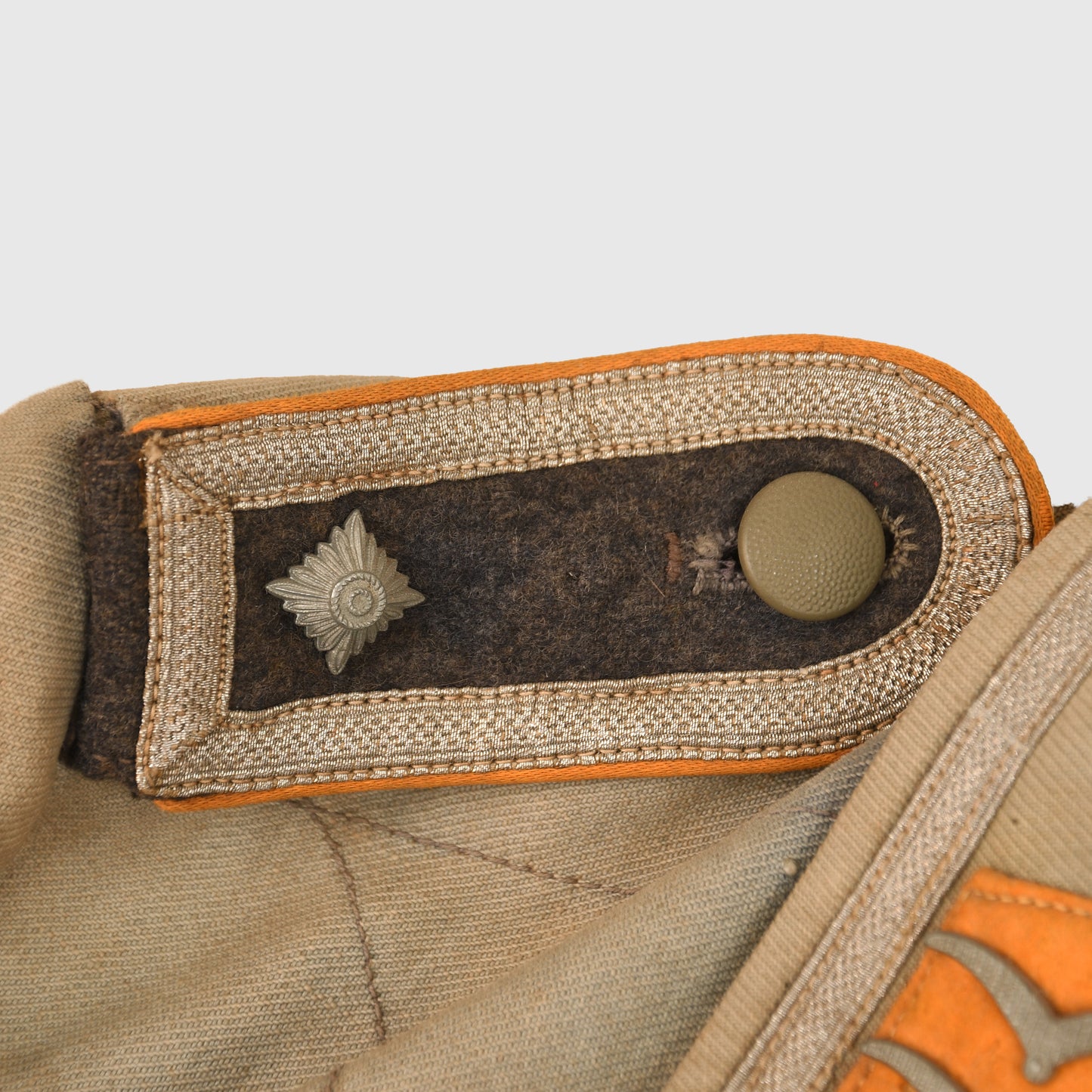 German WWII Luftwaffe Tropical Blue Tunic, Bleached