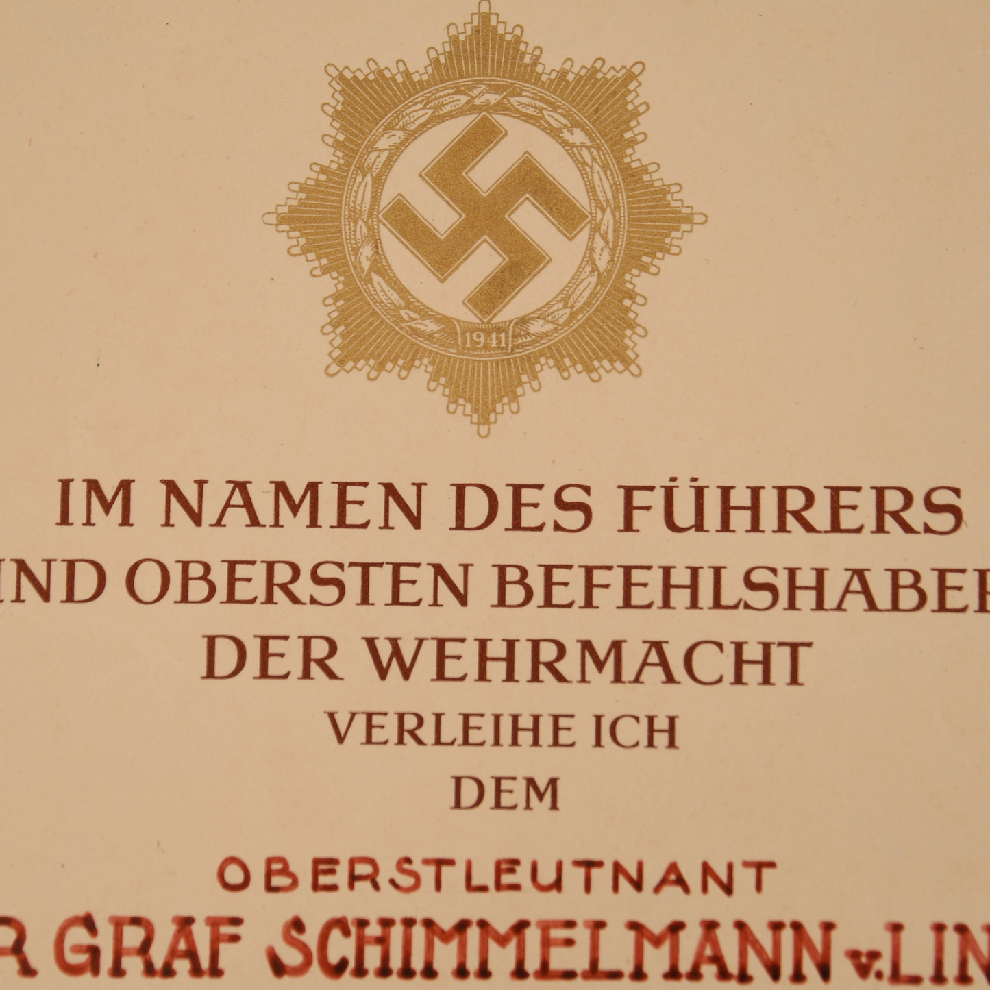 German WWII Panzer Major's Knights Cross Grouping
