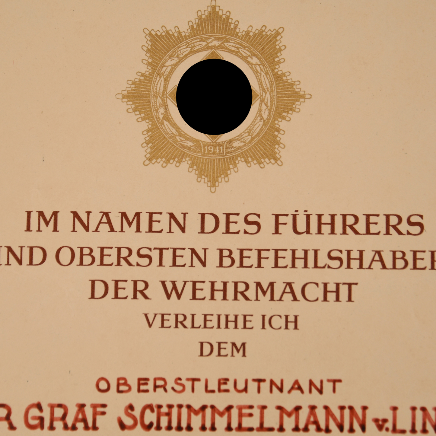 German WWII Panzer Major's Knights Cross Grouping