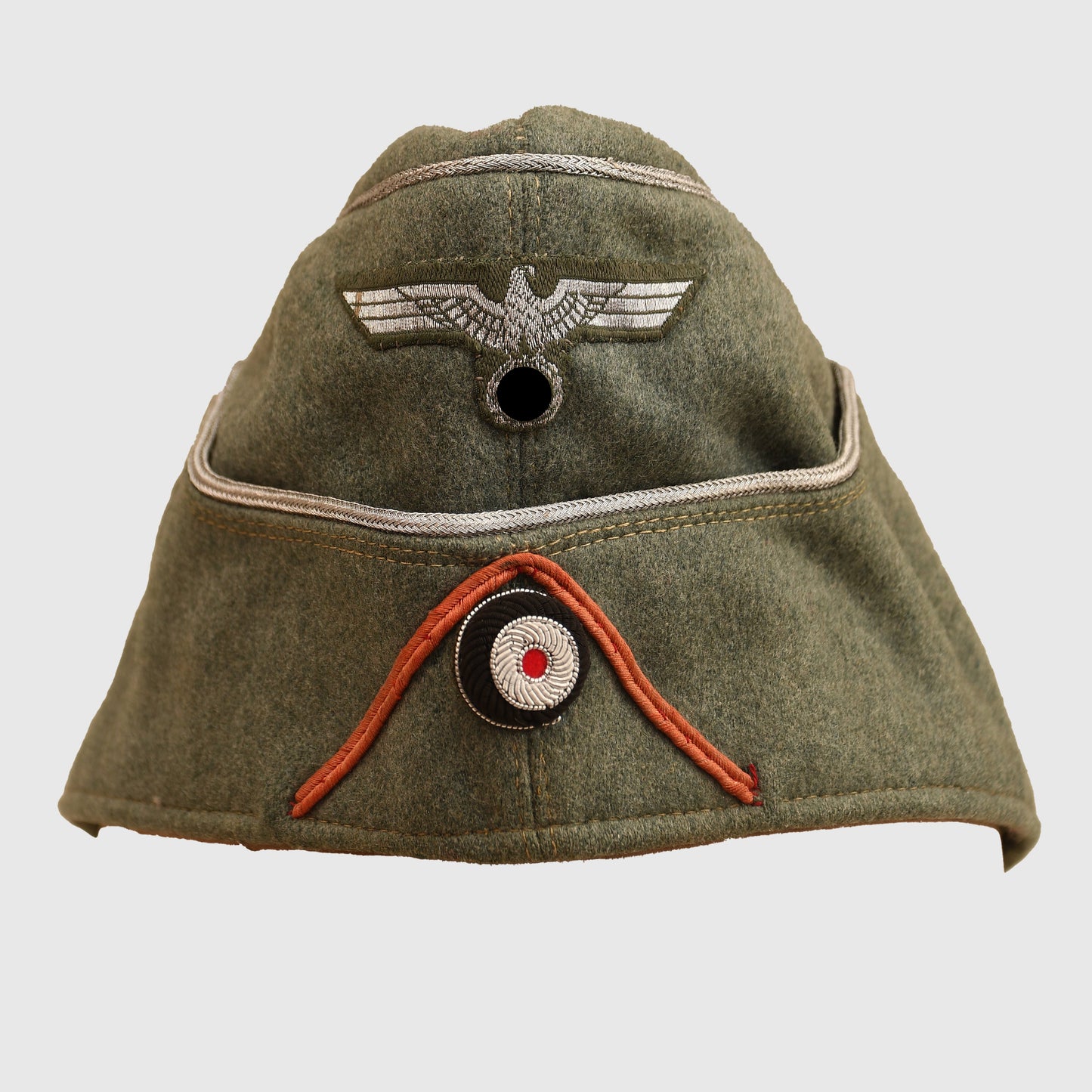 German WWII Panzer Officer’s Overseas Cap