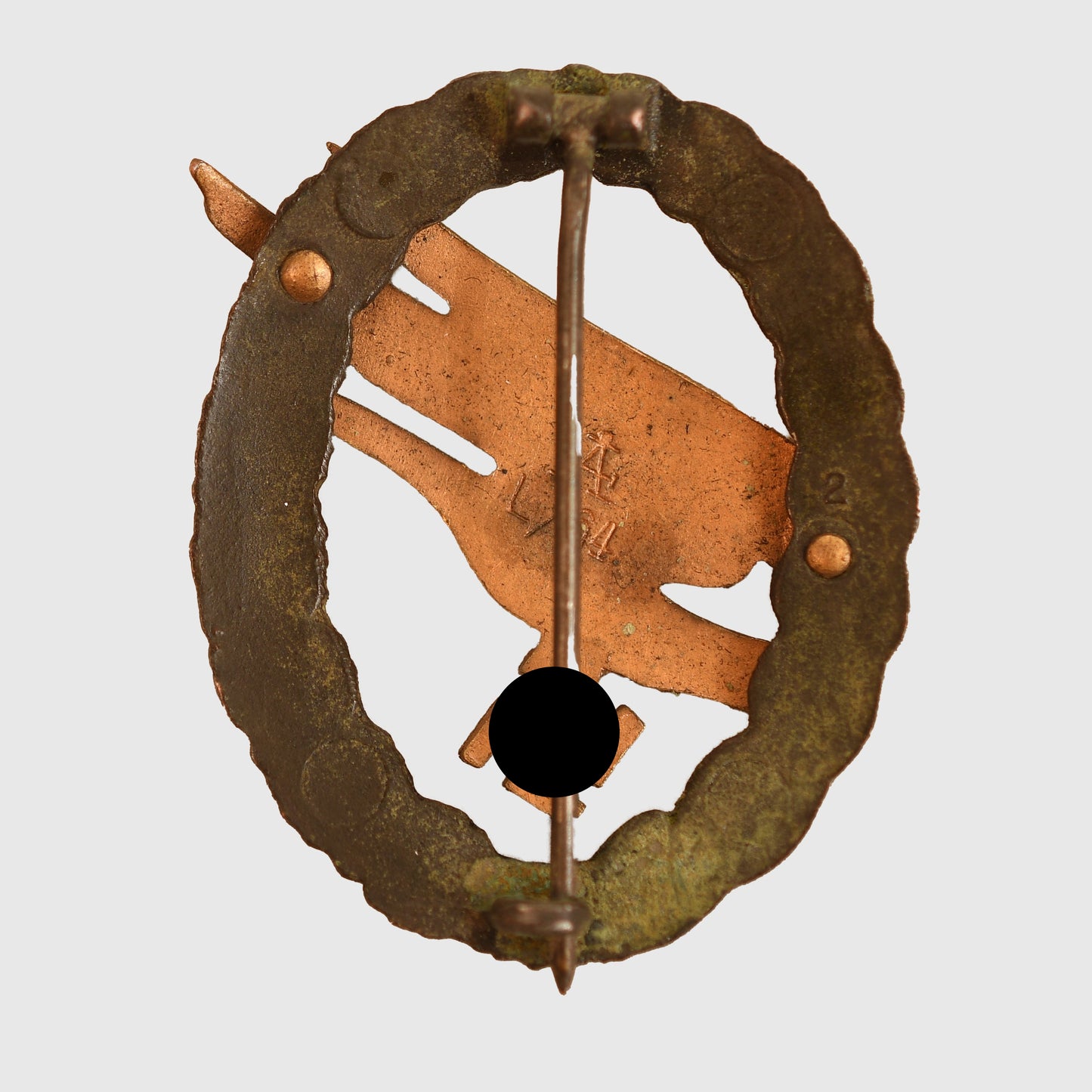 German WWII Paratrooper Badge – Late War Type K by Assmann