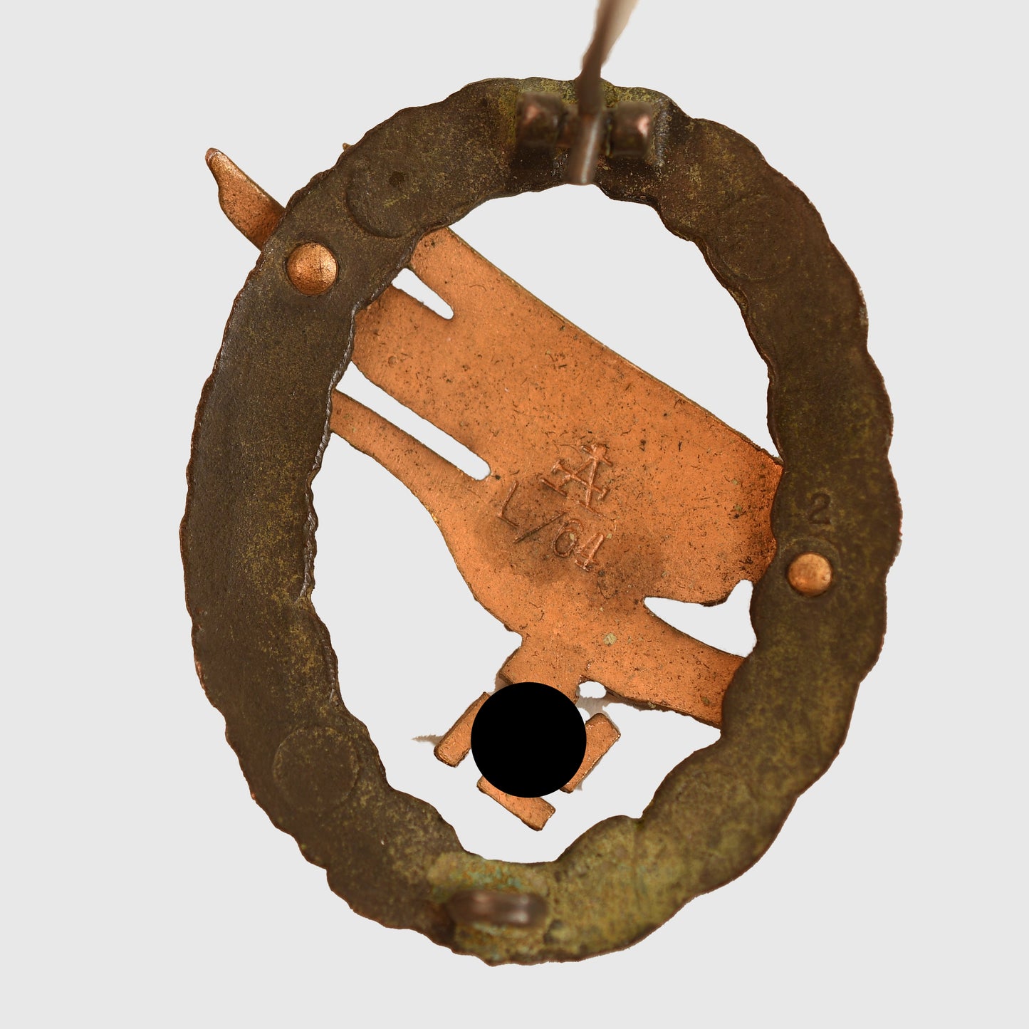 German WWII Paratrooper Badge – Late War Type K by Assmann