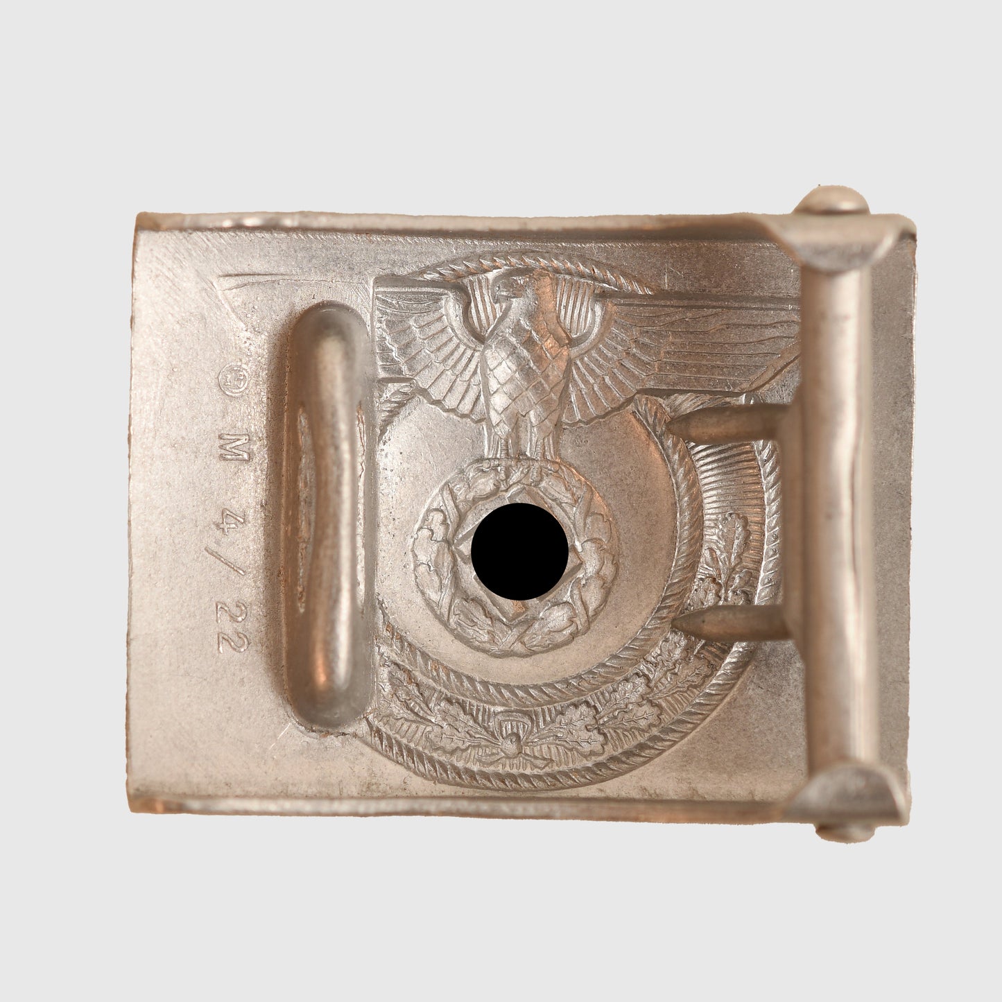 German WWII SA Wehrmannschaft Belt Buckle – Marked ‘RZM 4/22’