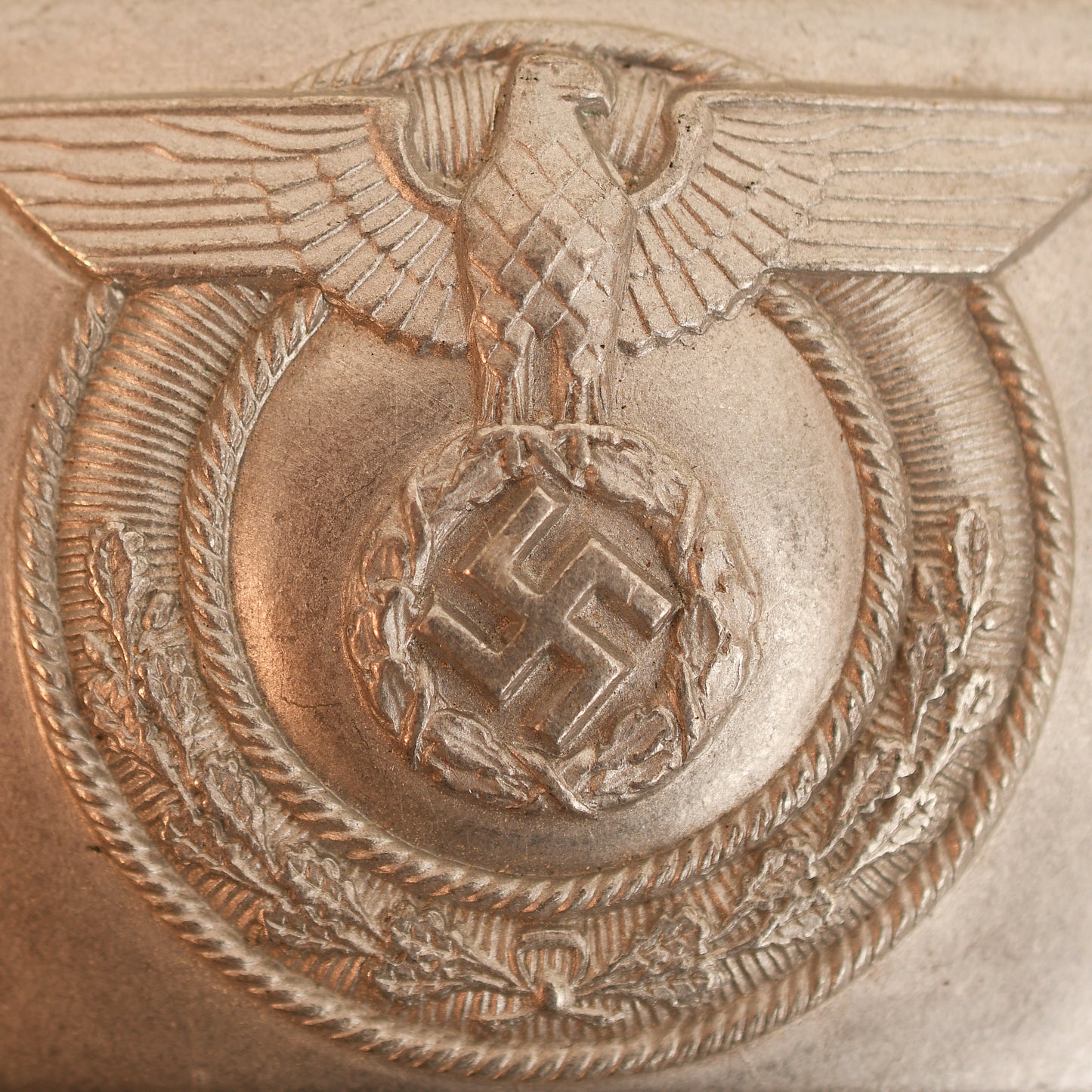 German WWII SA Wehrmannschaft Belt Buckle – Marked ‘RZM 4/22’
