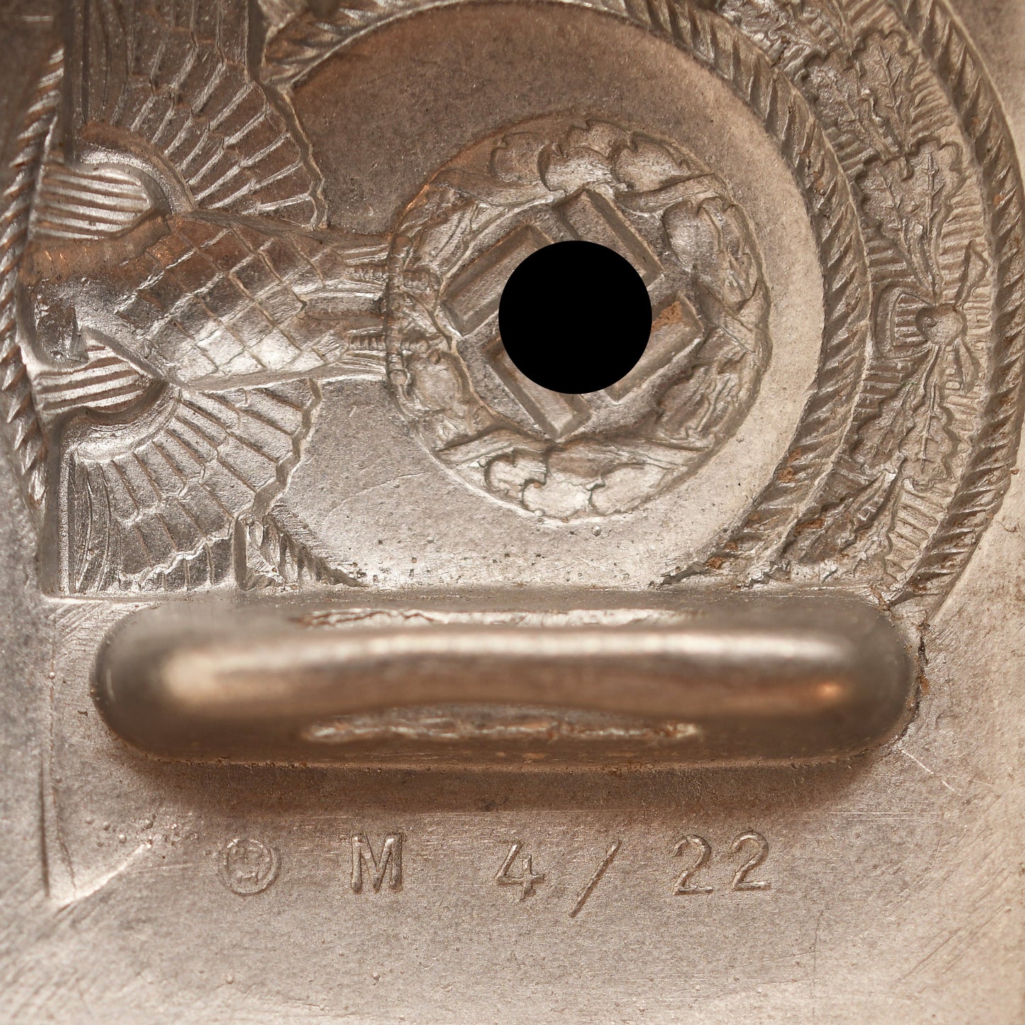 German WWII SA Wehrmannschaft Belt Buckle – Marked ‘RZM 4/22’