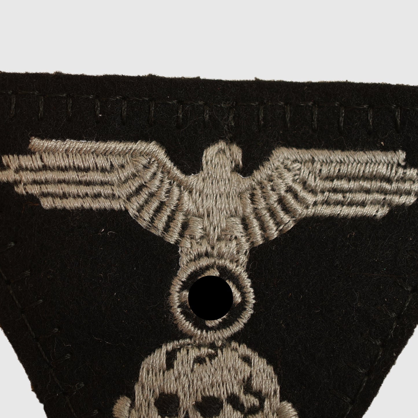 German WWII SS M43 Eagle and Skull Insignia