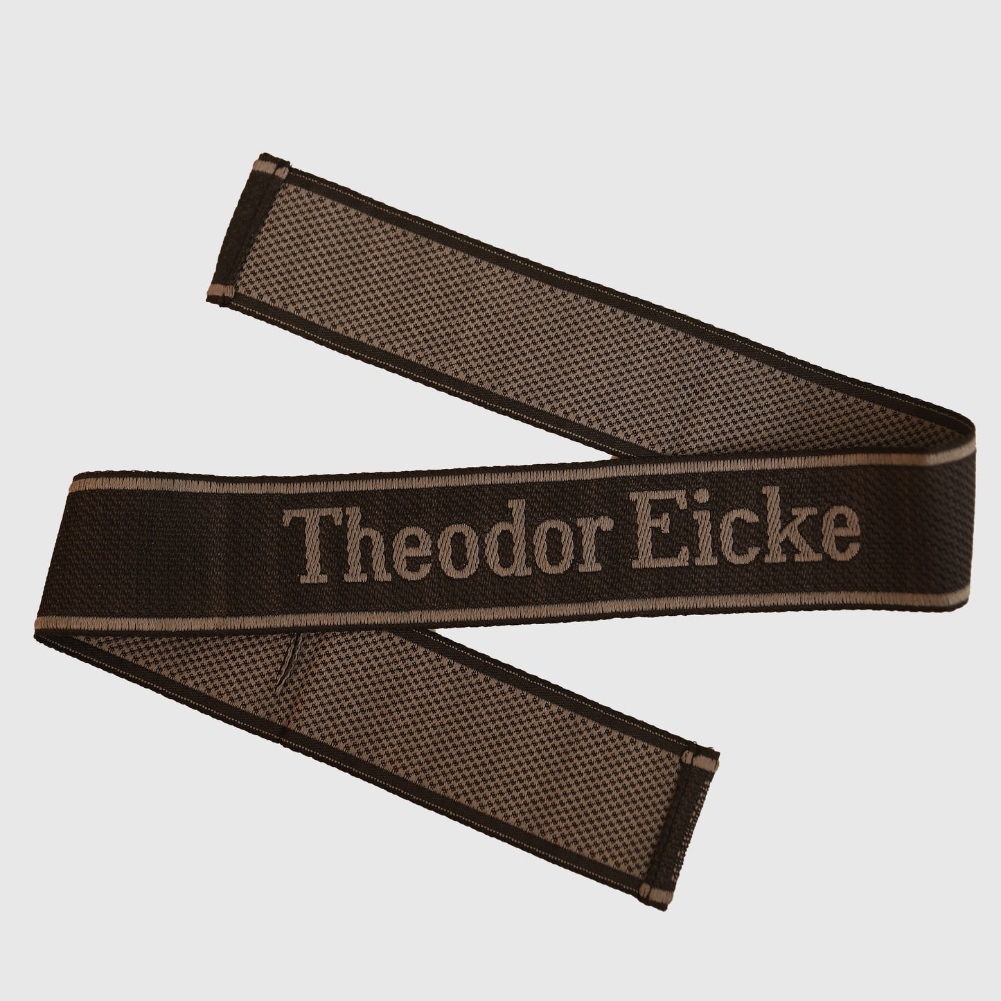 German WWII “Theodor Eicke” Waffen-SS Enlisted Man’s Cuff Title