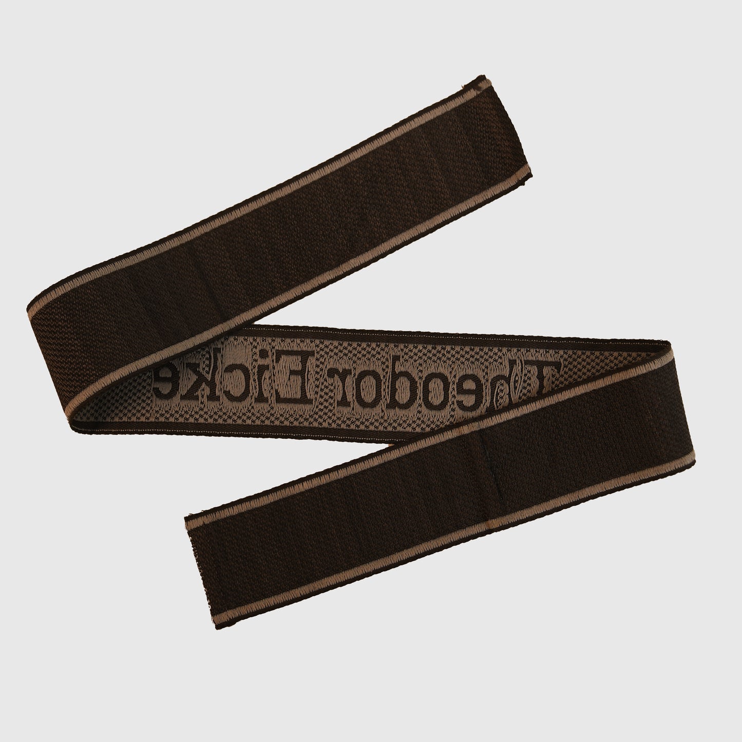 German WWII “Theodor Eicke” Waffen-SS Enlisted Man’s Cuff Title