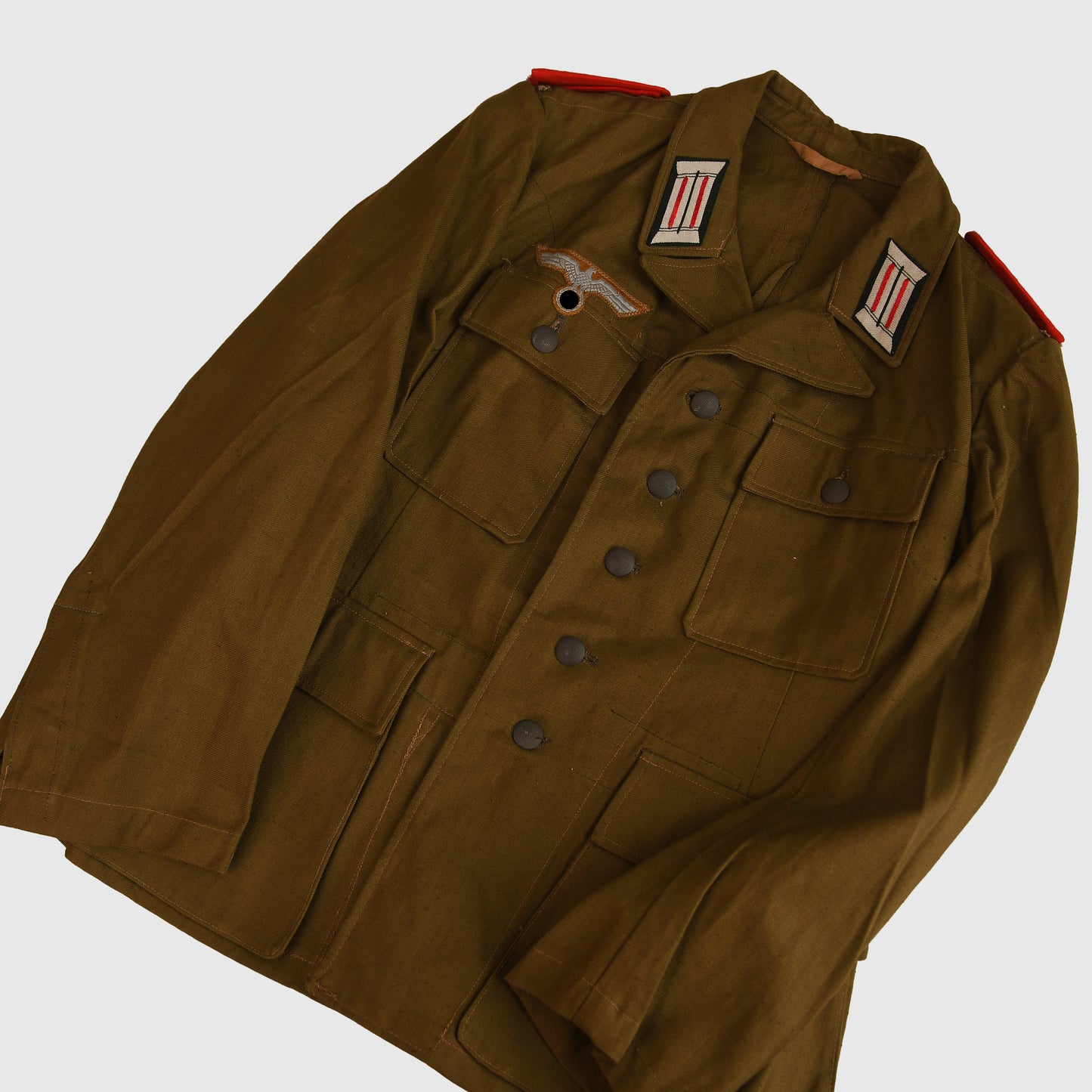 German WWII Tropical 2nd Pattern Artillery Officer’s Tunic