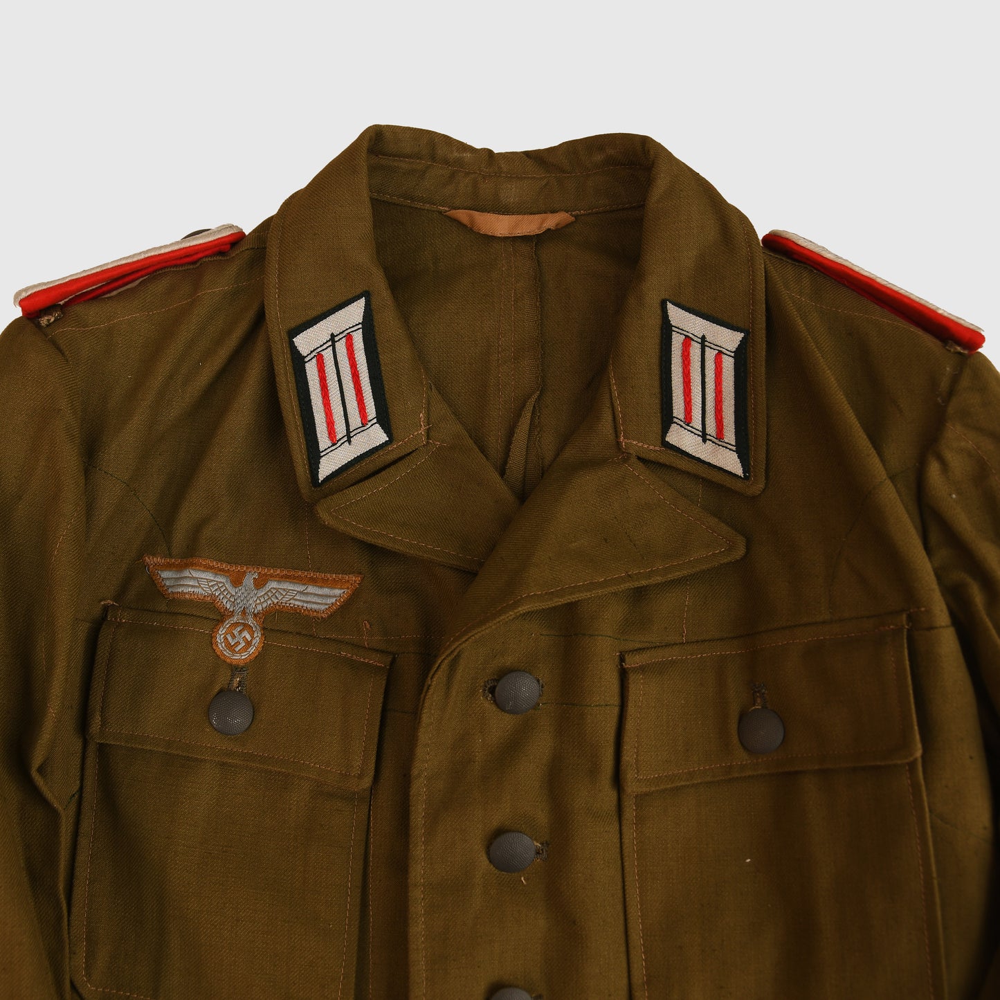German WWII Tropical 2nd Pattern Artillery Officer’s Tunic
