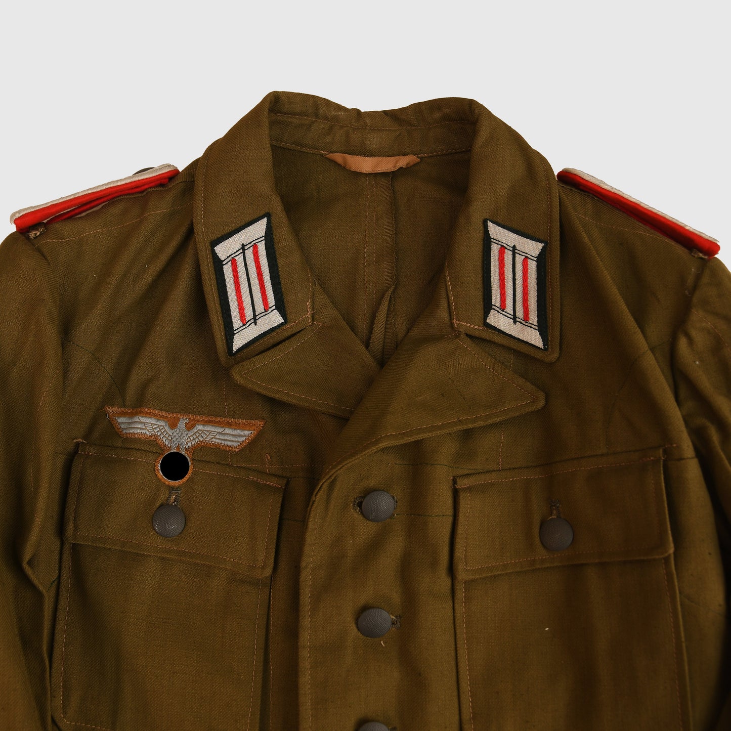 German WWII Tropical 2nd Pattern Artillery Officer’s Tunic