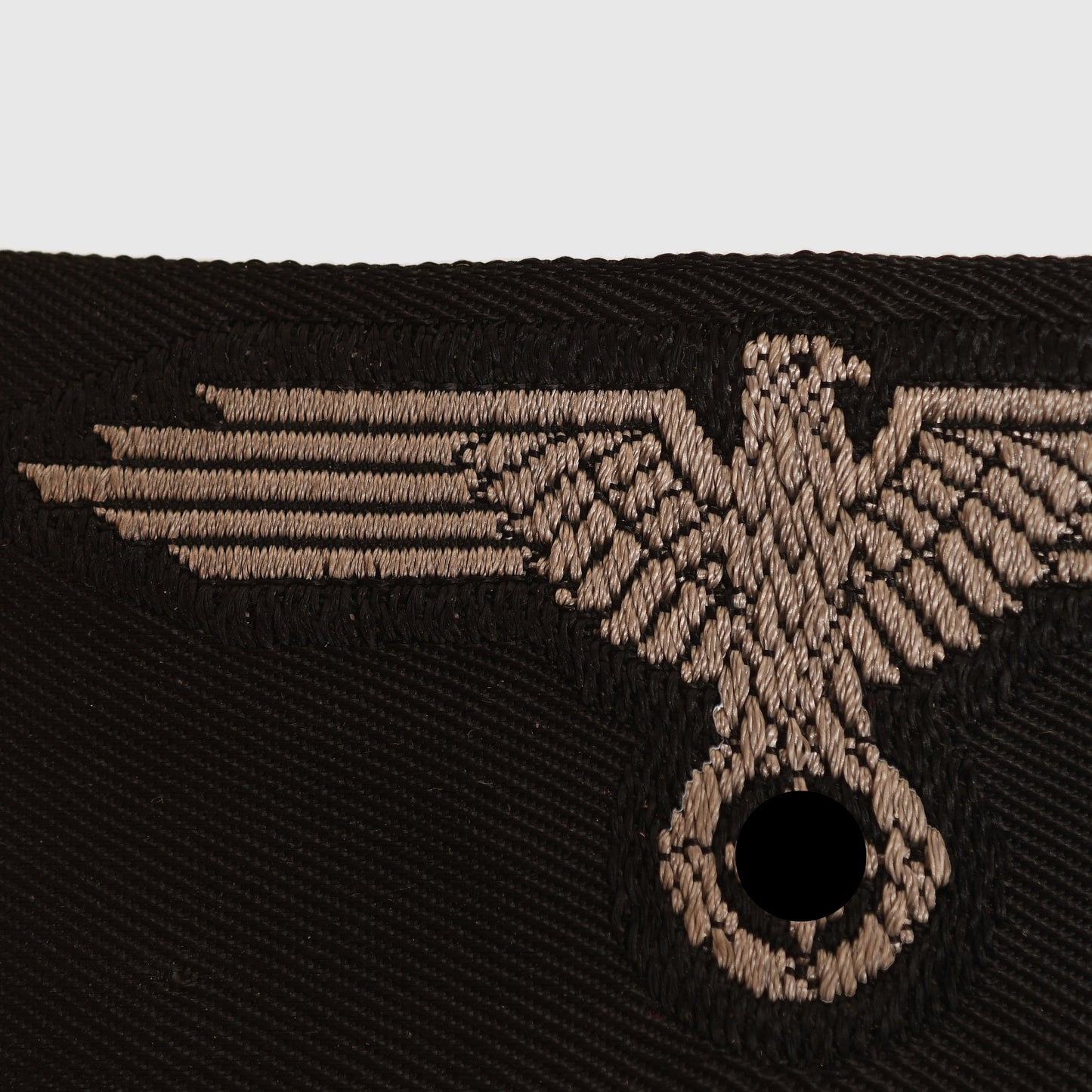 German WWII Waffen-SS Bevo Woven Overseas Cap Eagle