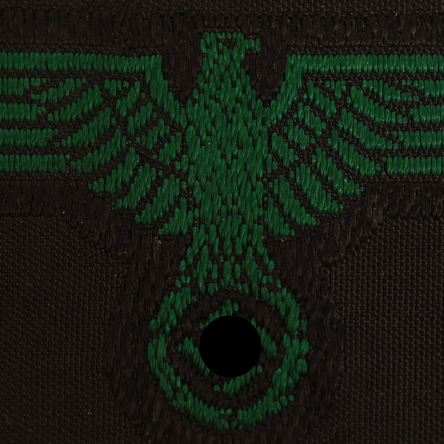 German WWII Waffen-SS Green BeVo Field Cap Eagle