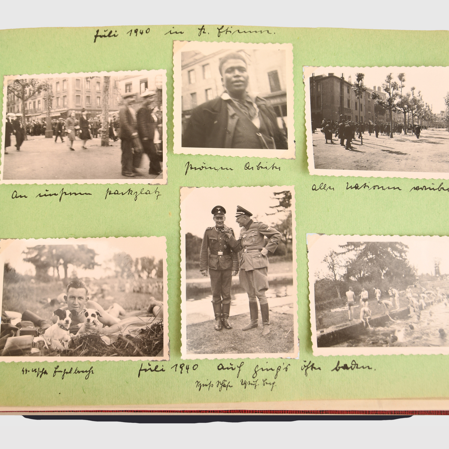 German WWII Waffen-SS Officer Horst Vollrath – Six-Album Photographic Archive