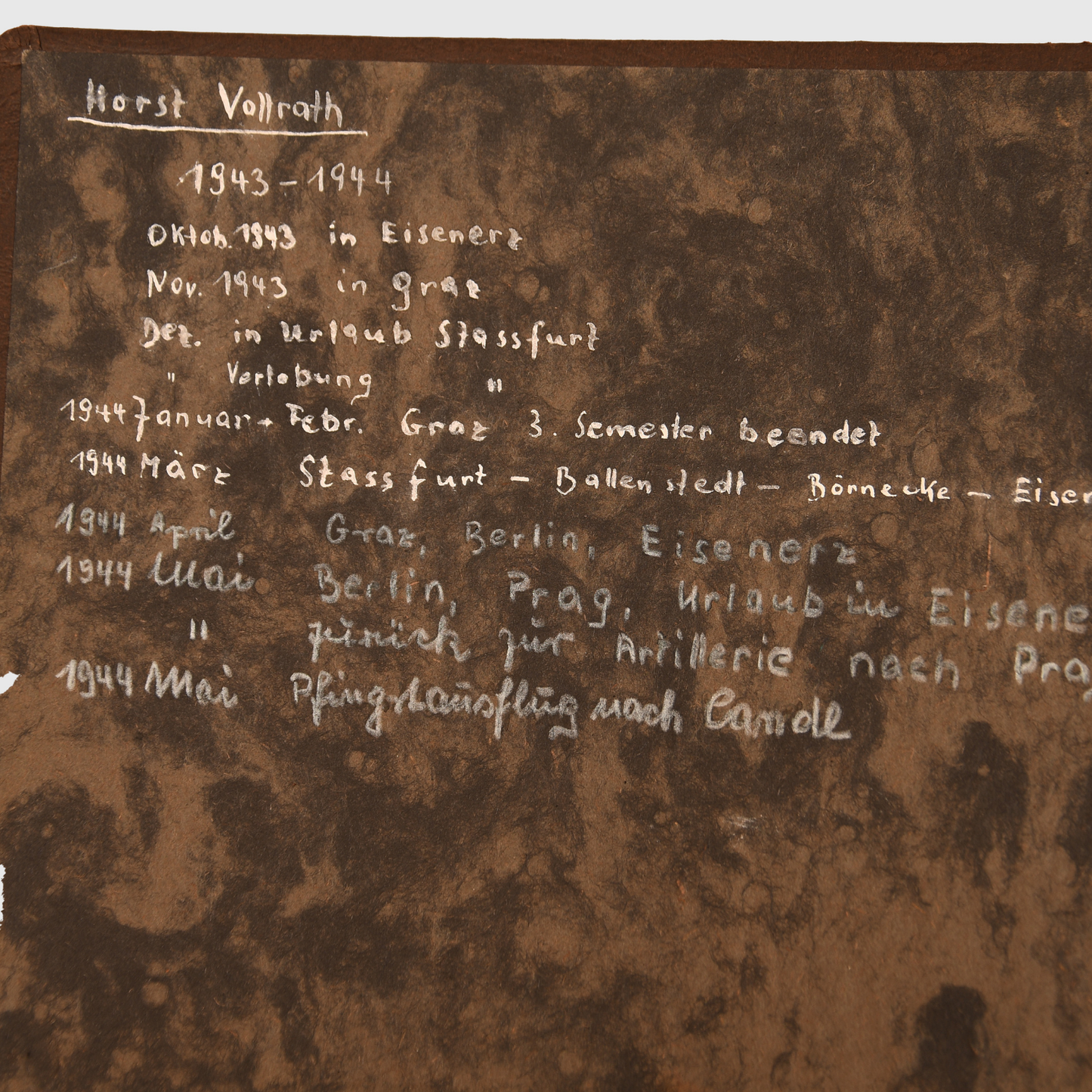 German WWII Waffen-SS Officer Horst Vollrath – Six-Album Photographic Archive