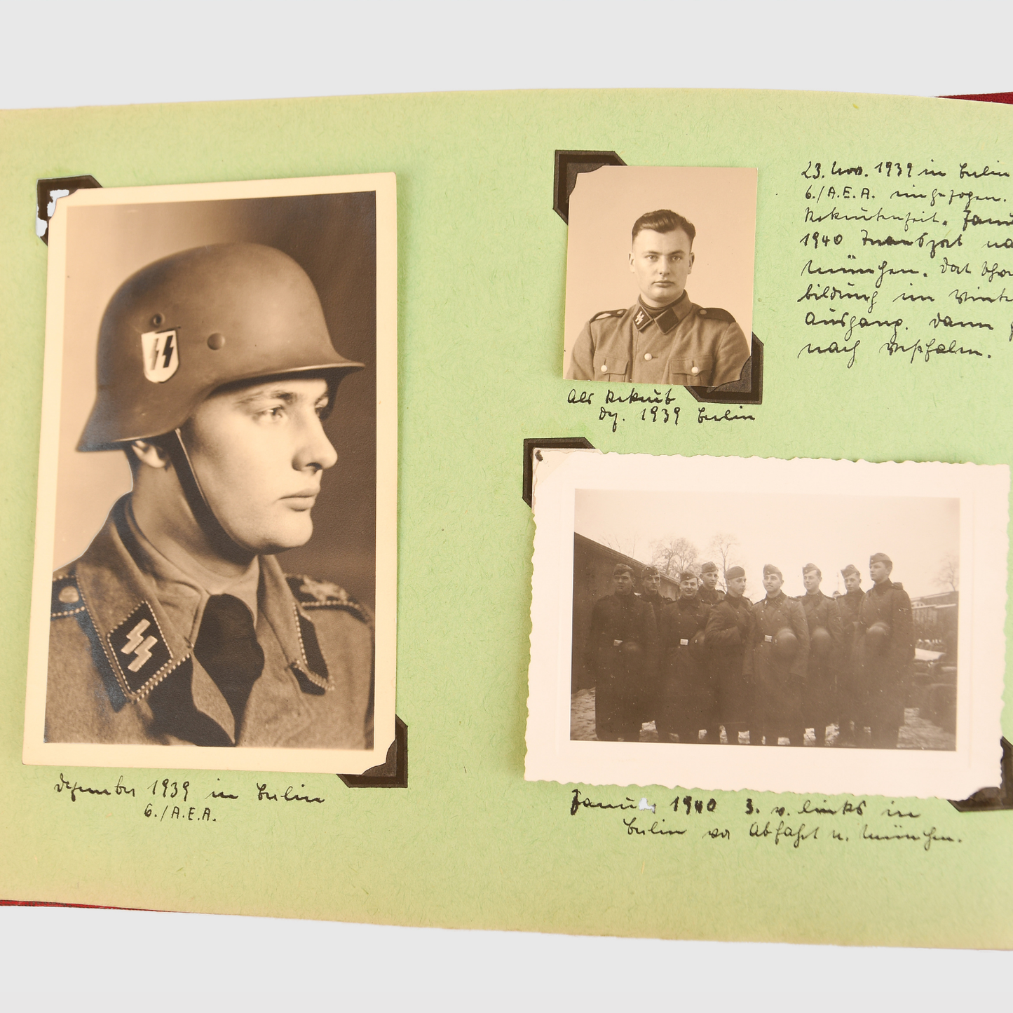German WWII Waffen-SS Officer Horst Vollrath – Six-Album Photographic Archive