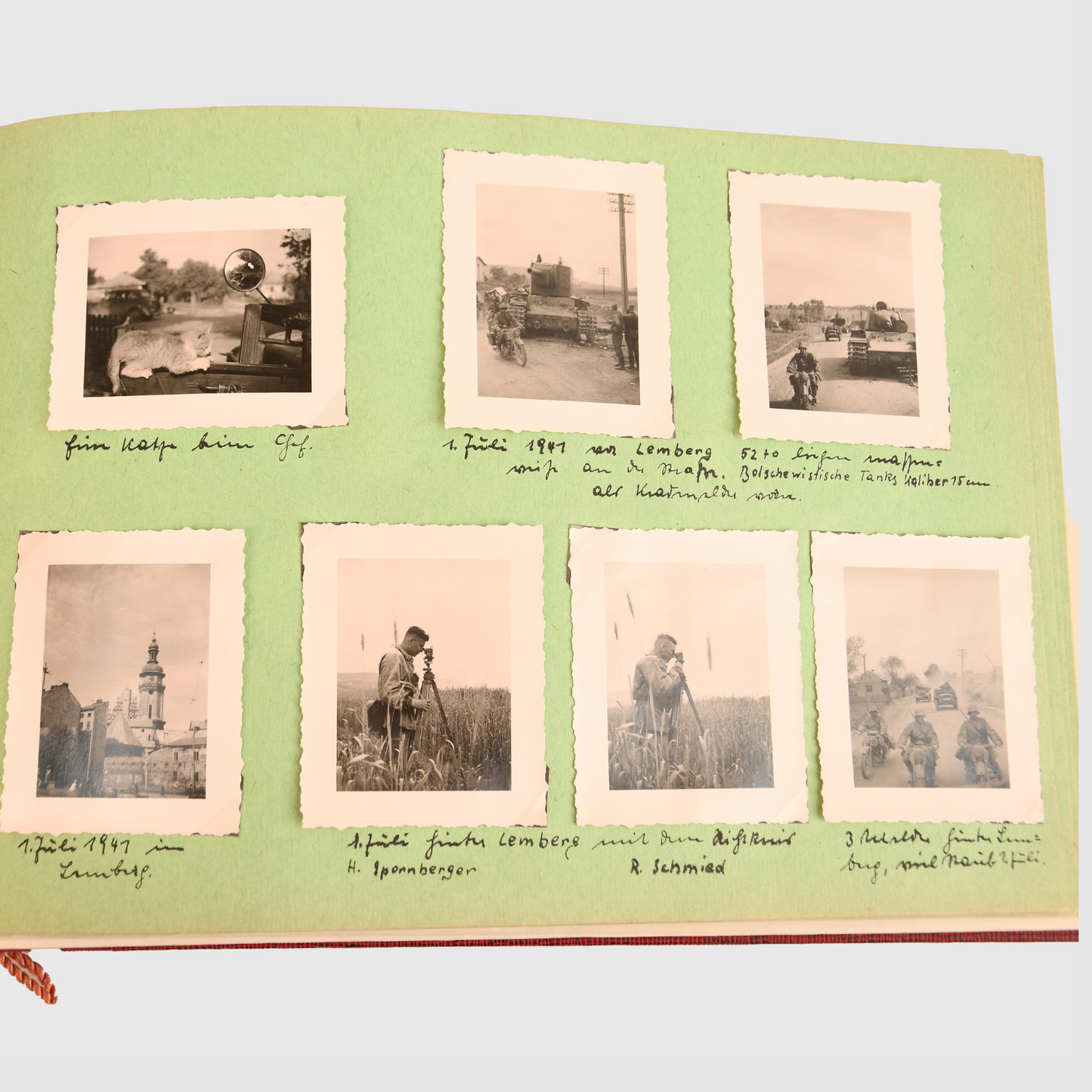 German WWII Waffen-SS Officer Horst Vollrath – Six-Album Photographic Archive