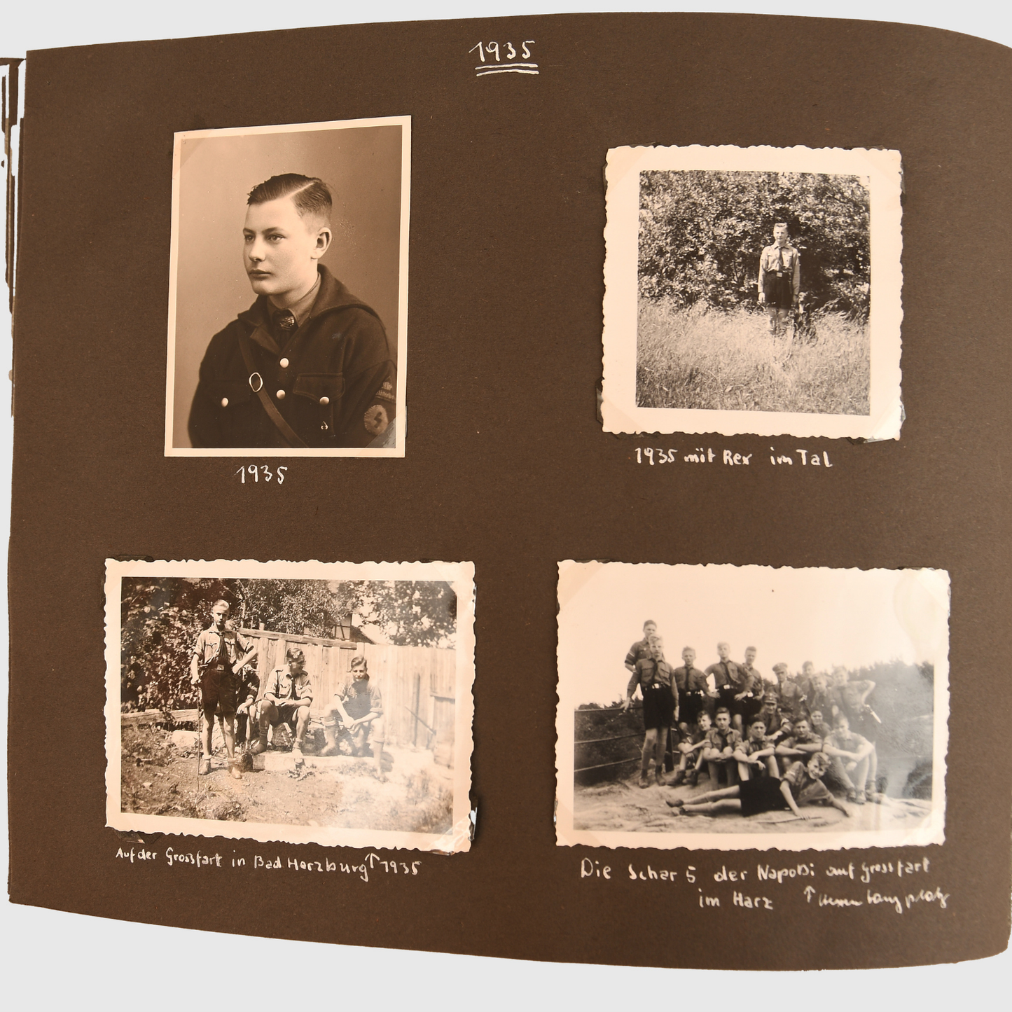 German WWII Waffen-SS Officer Horst Vollrath – Six-Album Photographic Archive