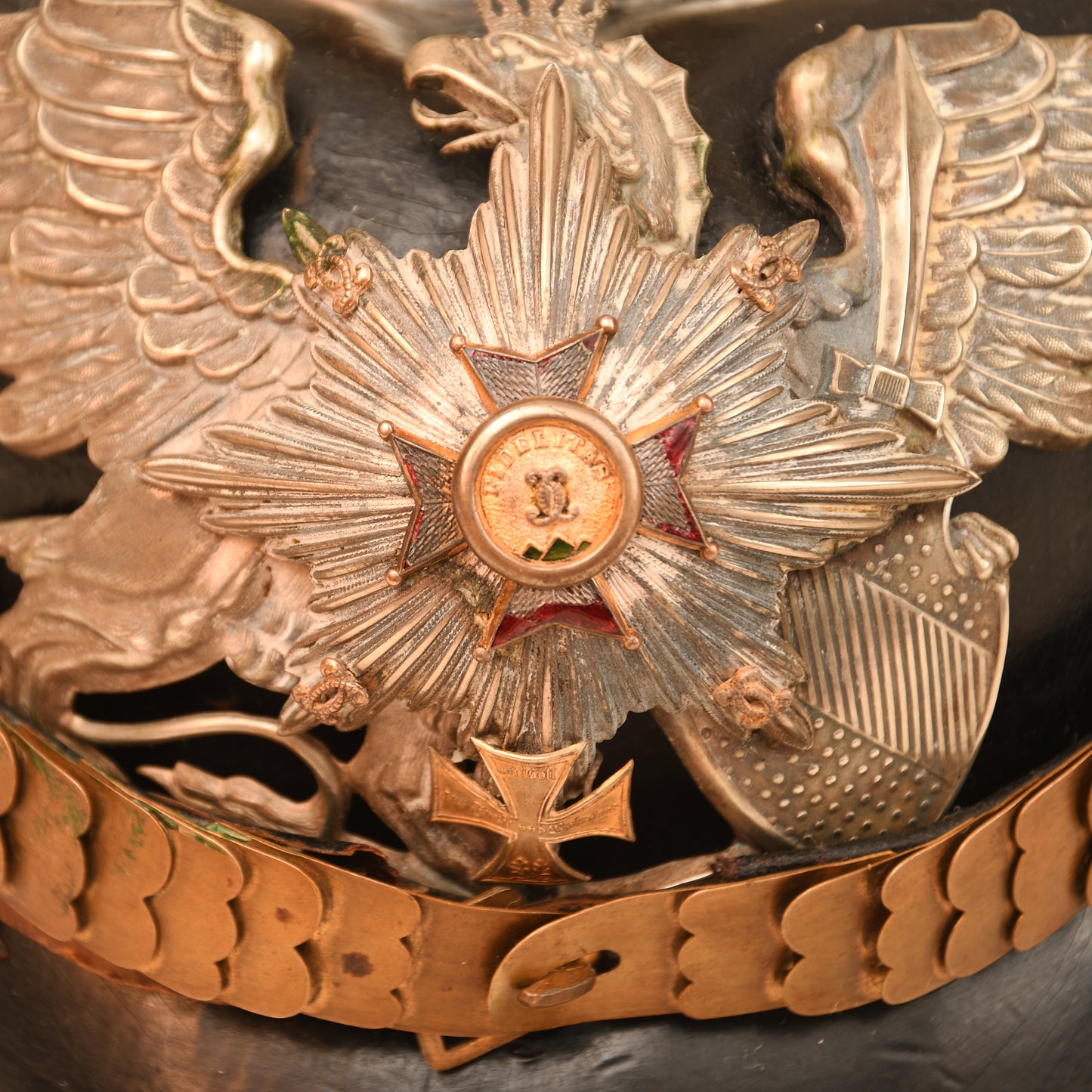 German WWI Baden Regiment 109 Reserve Officer’s Pickelhaube