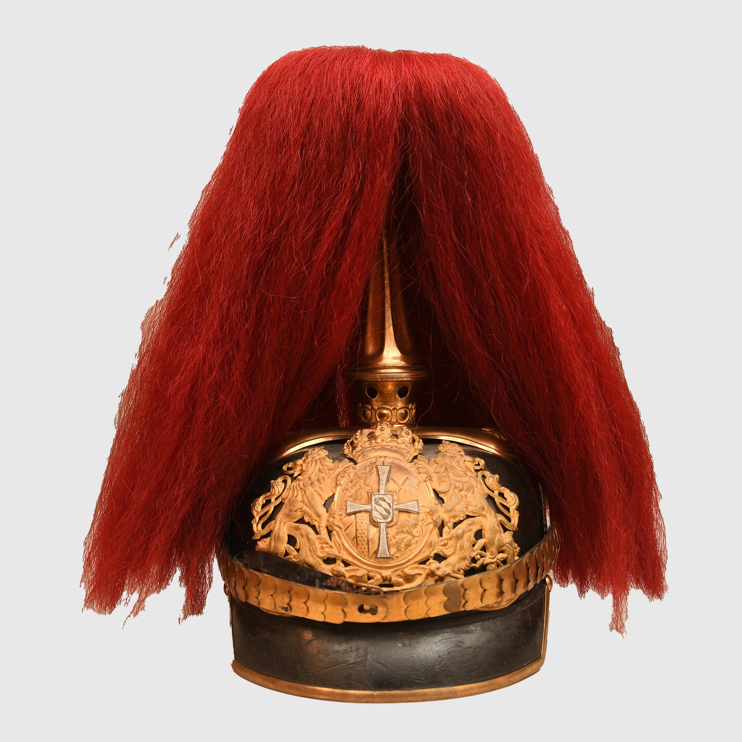 German WWI Bavarian Field Artillery Reserve Officer’s Pickelhaube