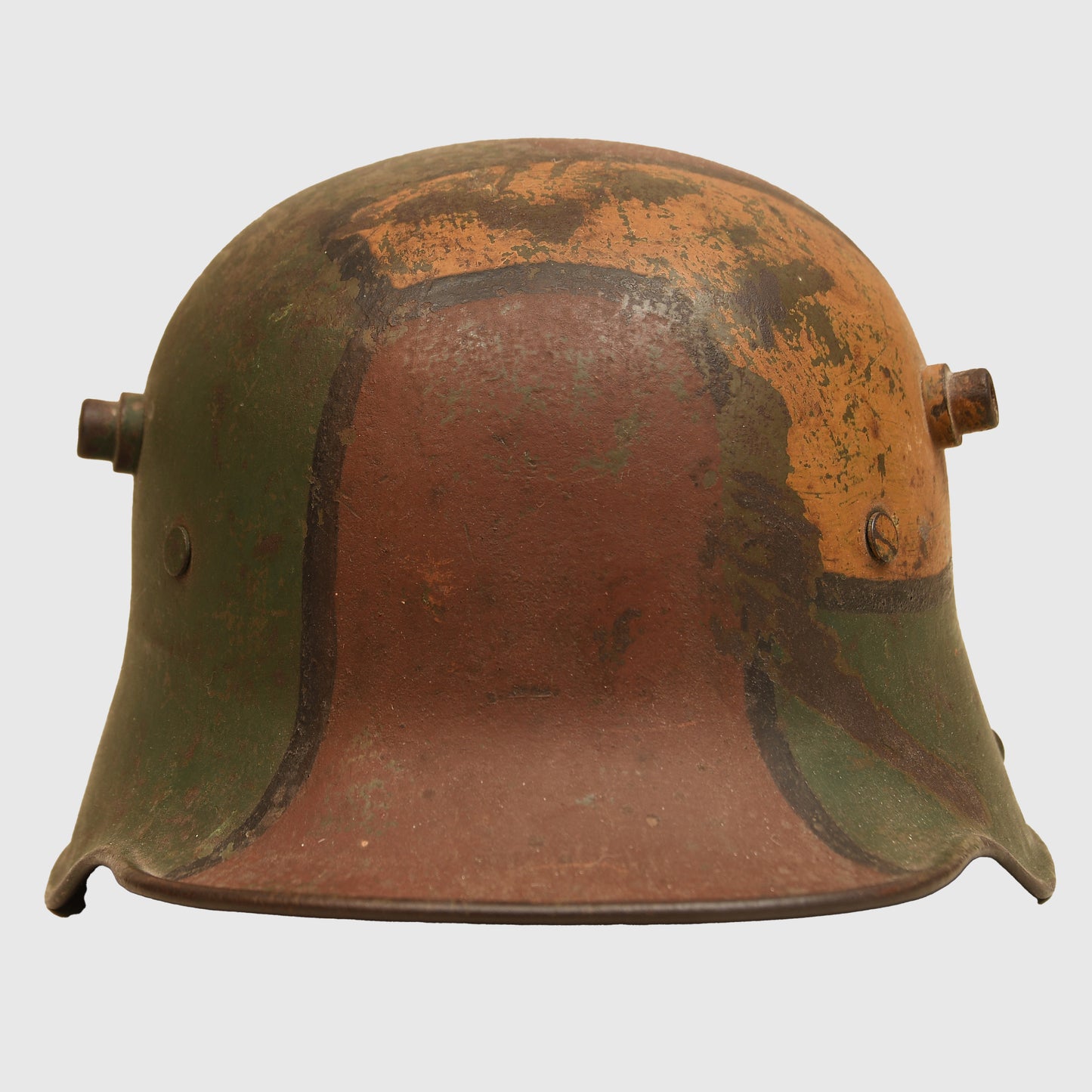 German WWI Camouflaged M16 Combat Helmet
