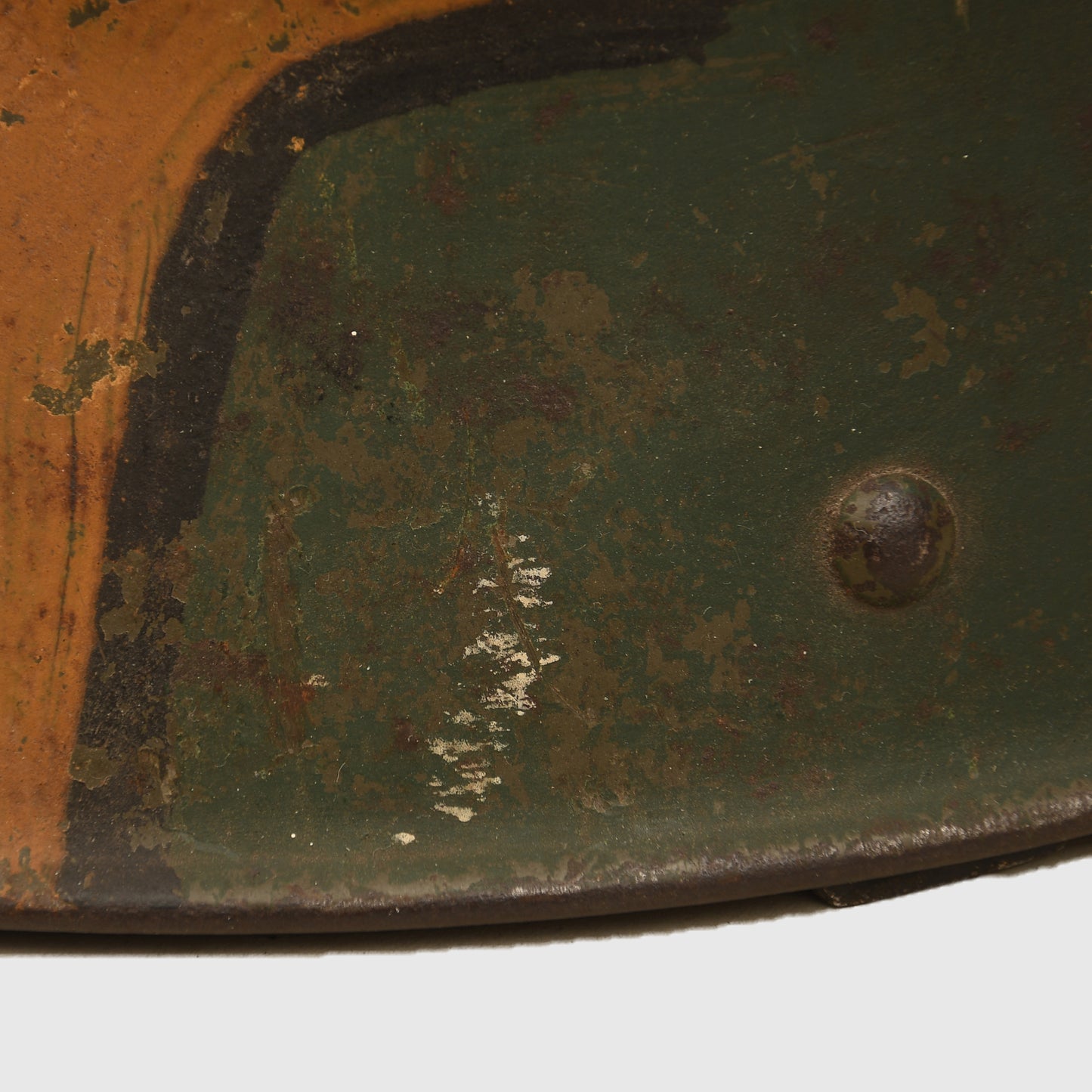 German WWI Camouflaged M16 Combat Helmet