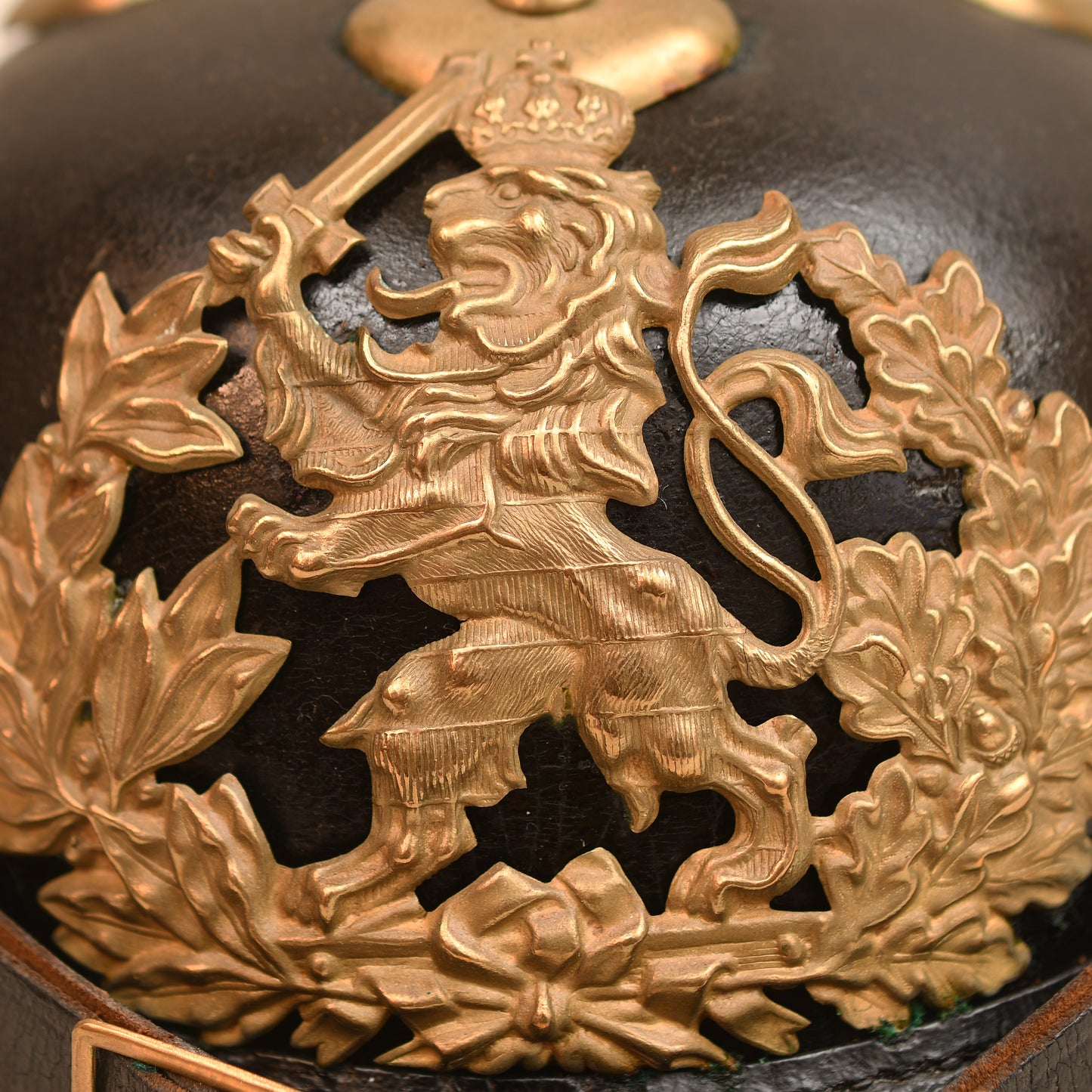 German WWI Hesse Infantry Regiment Early Pattern Enlisted Man’s Pickelhaube